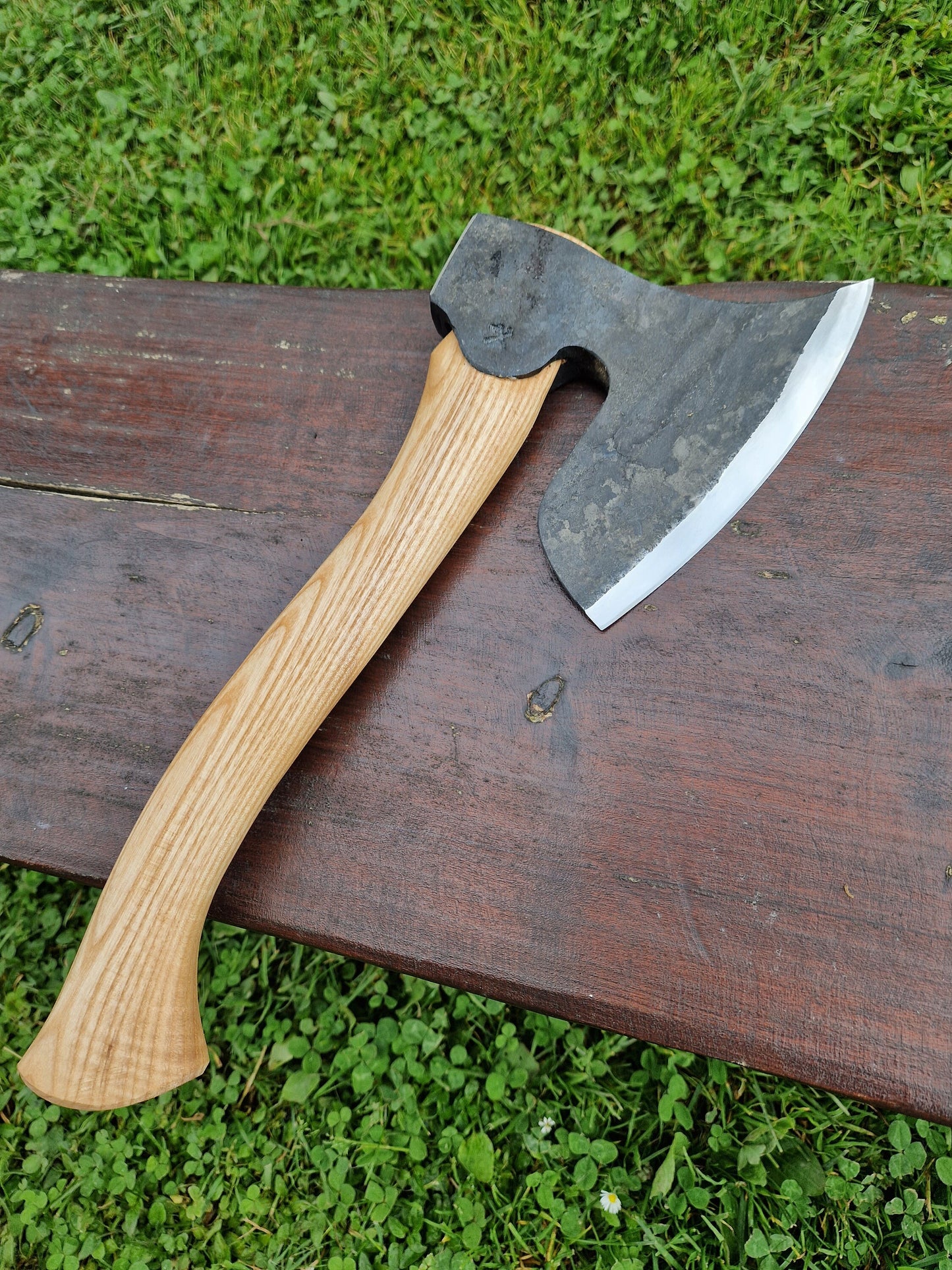 Hand Forged Carving Axe - Right handed / Left handed Sloyd Axe Spooncarving Axe Carpenter's axe