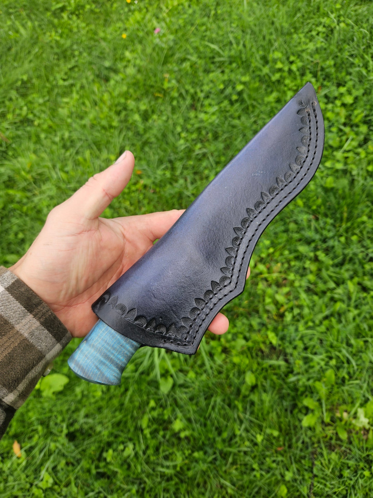 Damascus Hunter – San-Mai Hunting Knife