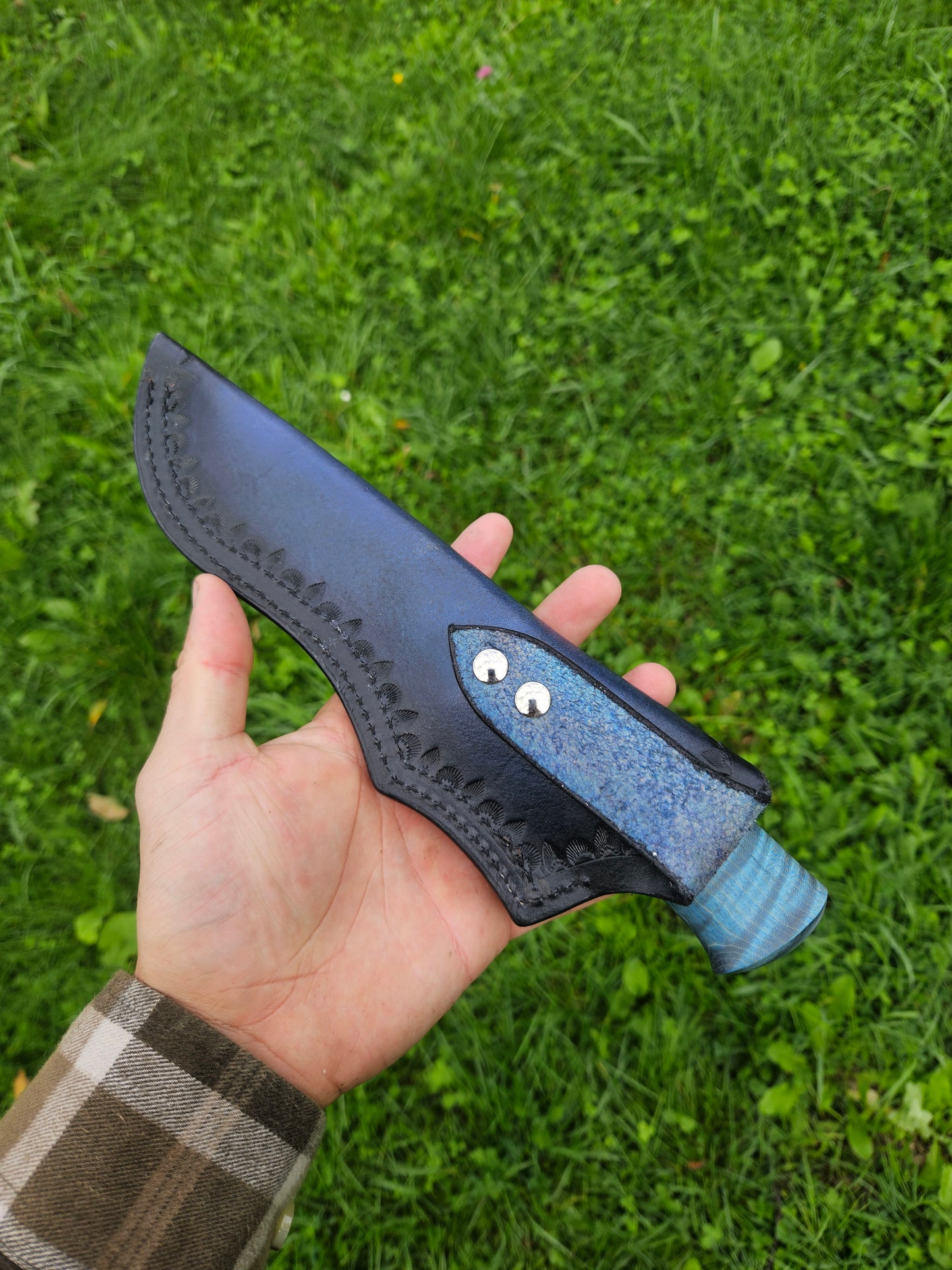 Damascus Hunter – San-Mai Hunting Knife