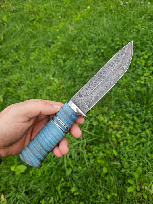Damascus Hunter – San-Mai Hunting Knife