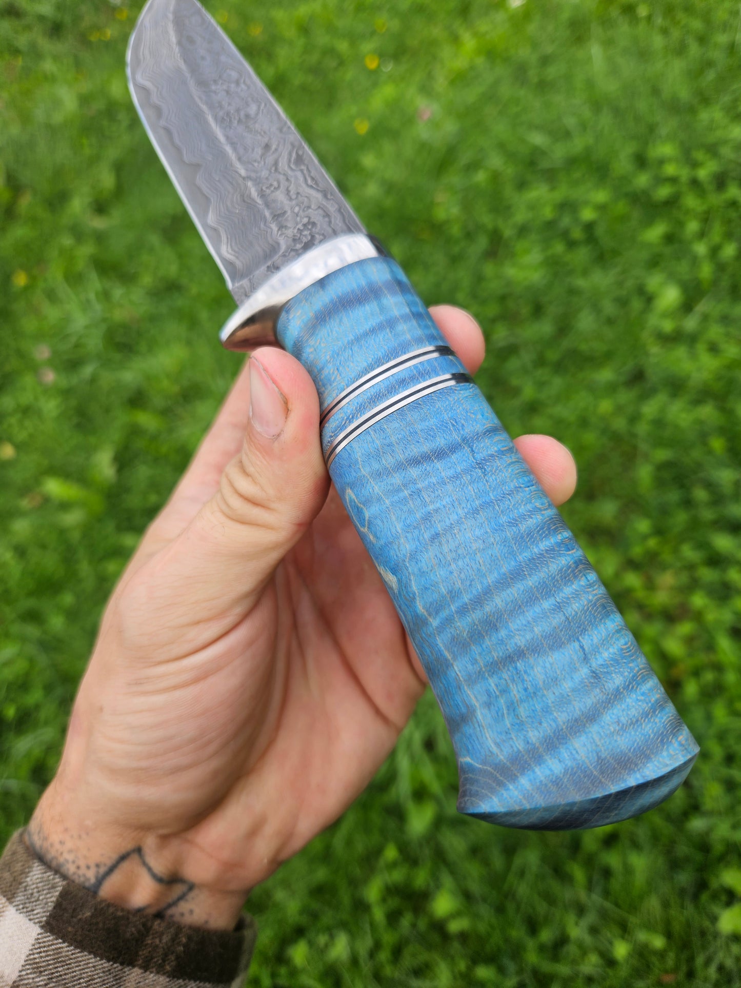 Damascus Hunter – San-Mai Hunting Knife