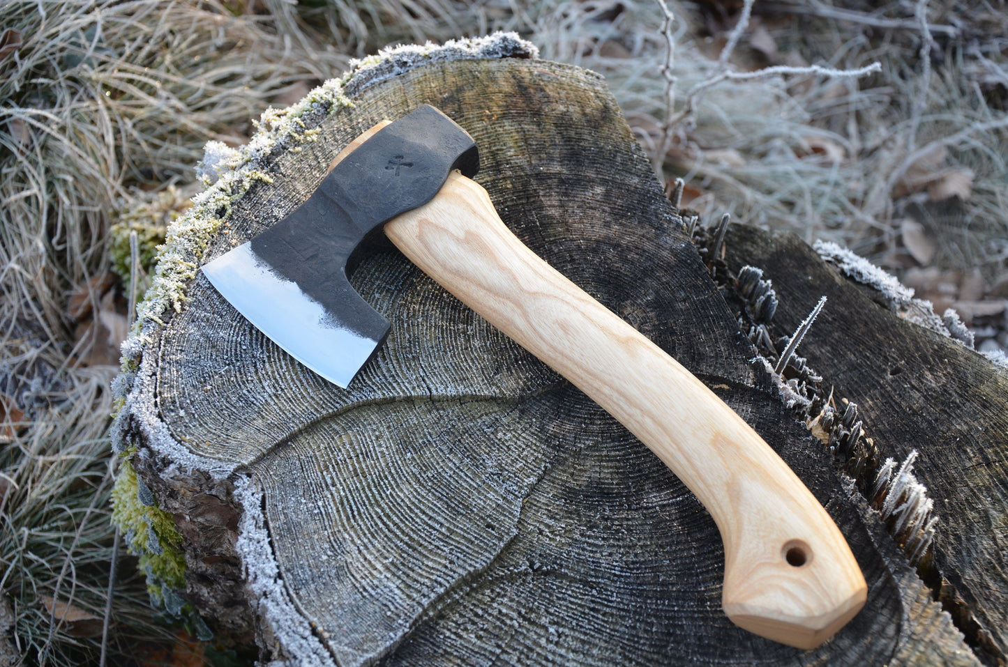 Hand forged Camping axe, Viking axe, Bushcraft axe, Outdoors axe, Camping, Black Hawk, Tomahawk, Carpenters Axe