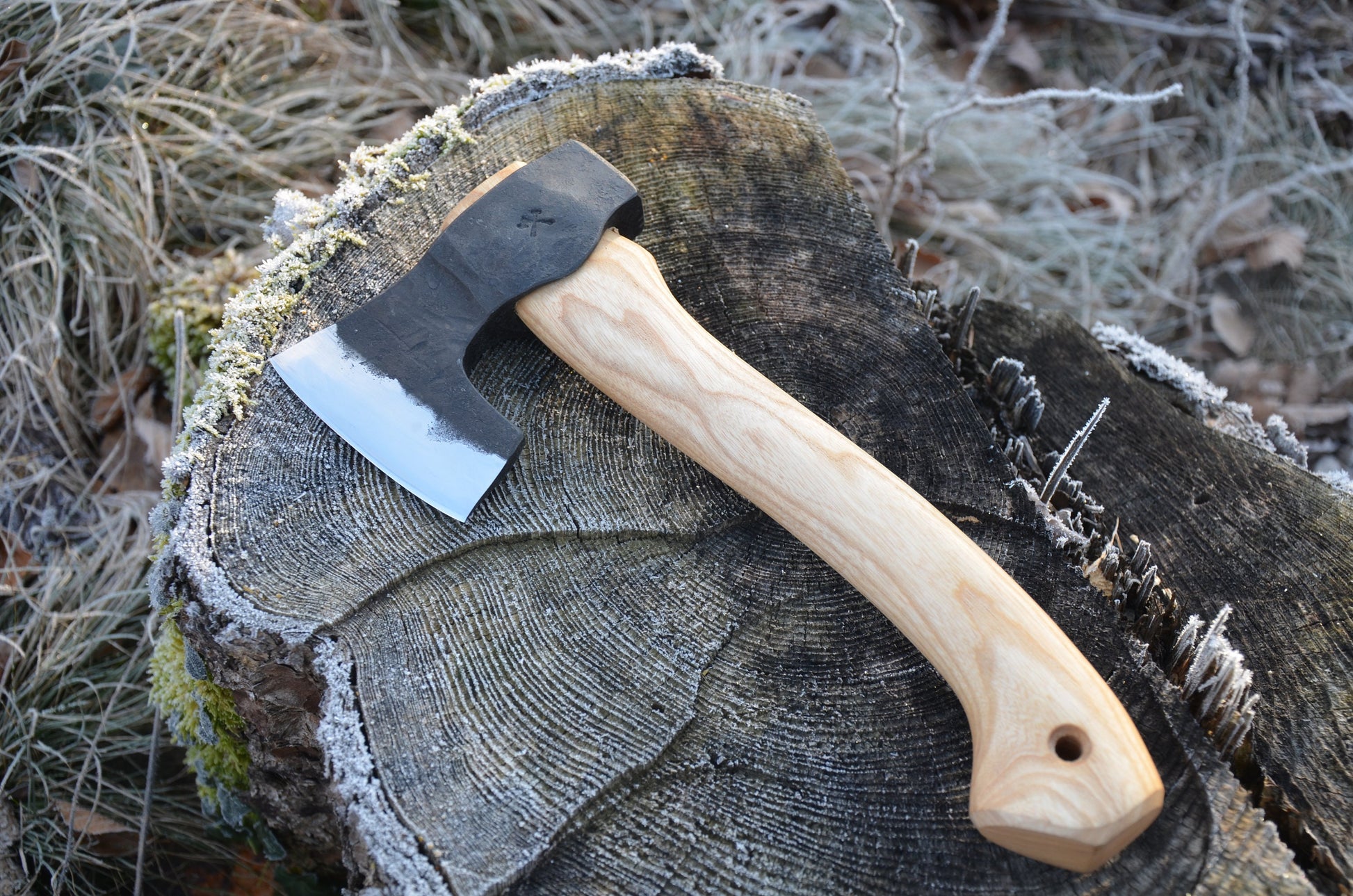 Hand forged Camping axe, Viking axe, Bushcraft axe, Outdoors axe, Camping, Black Hawk, Tomahawk, Carpenters Axe