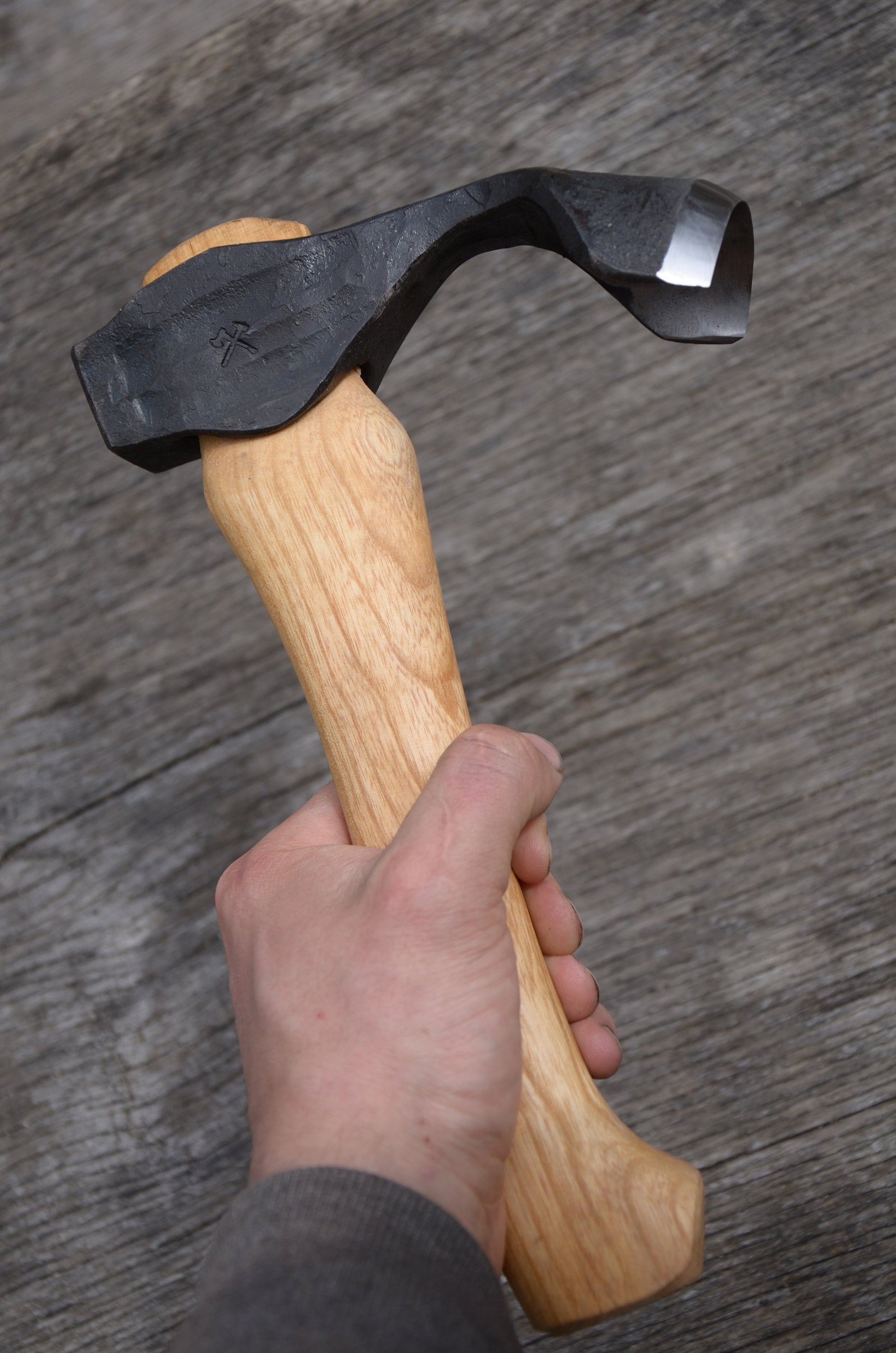 Forged Adze Curved Bowl Carving Adze 55mm Short Bowl Adze Carpentry