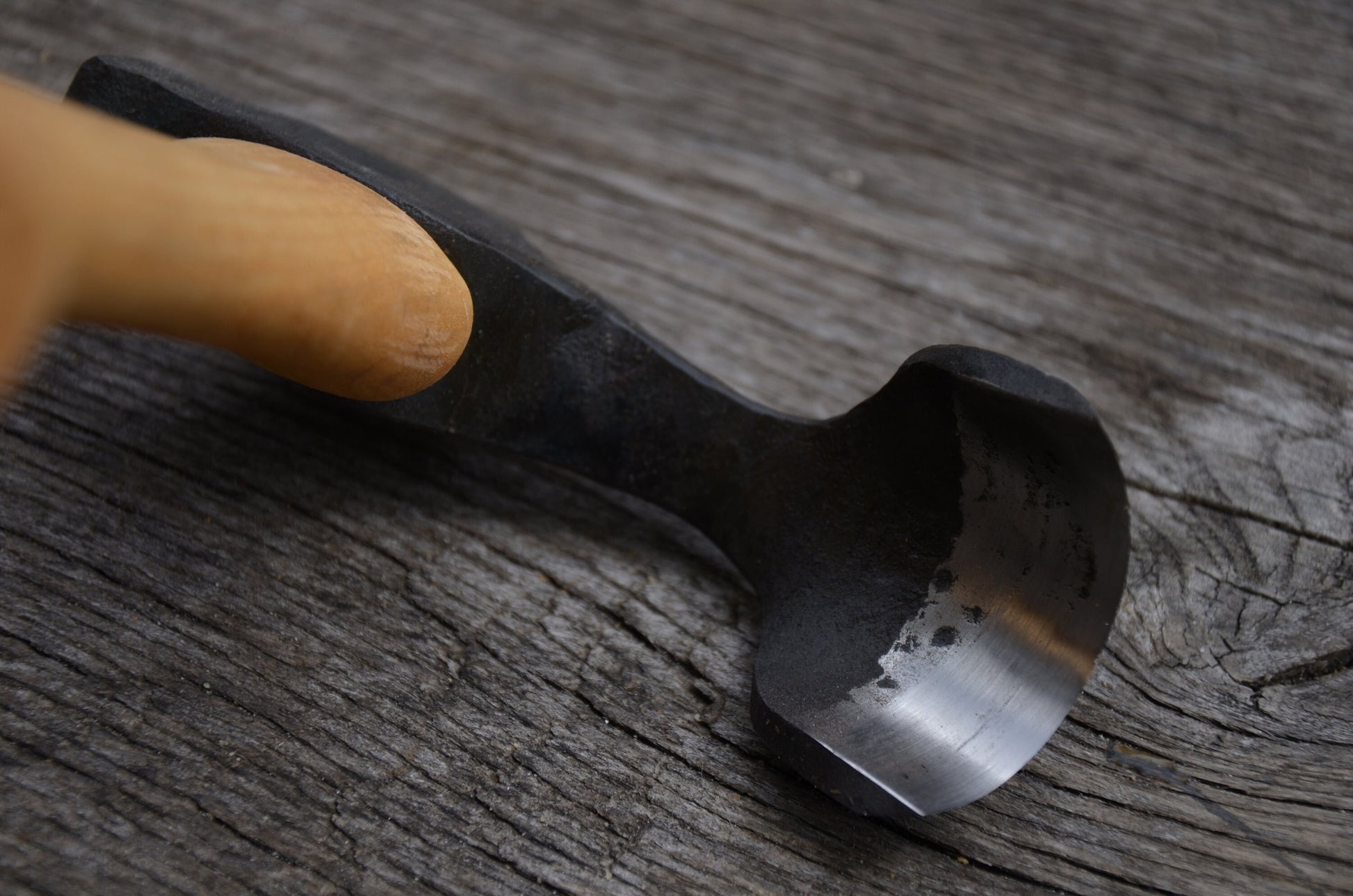 Forged Adze Curved Bowl Carving Adze 55mm Short Bowl Adze Carpentry