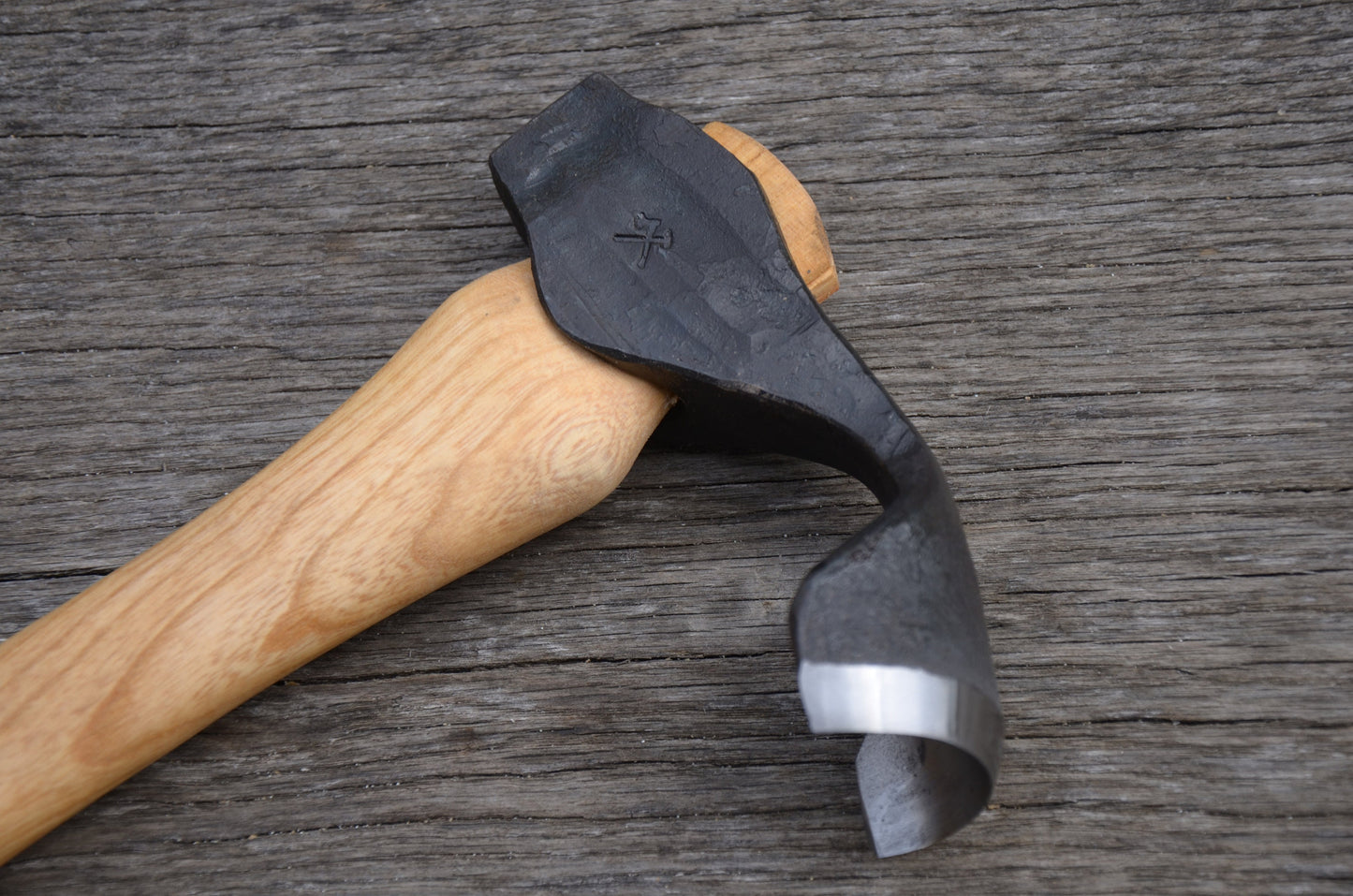 Forged Adze Curved Bowl Carving Adze 55mm Short Bowl Adze Carpentry