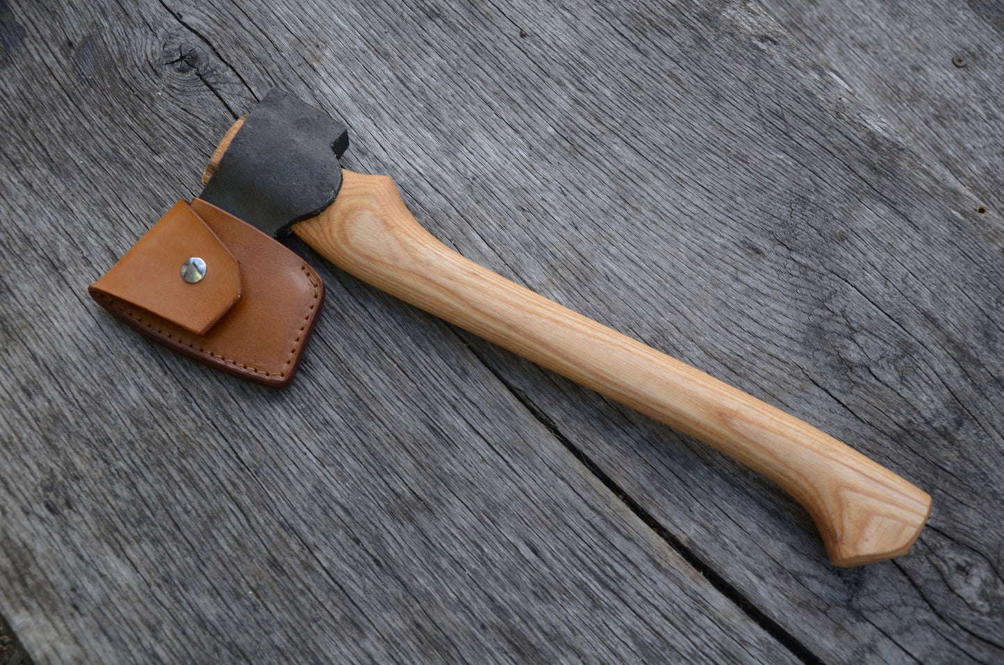 Hand Forged Camping Axe 16'' - 40cm Bushcraft Axe Hunting Axe Hunters Outdoors Survival Hatchet 16''