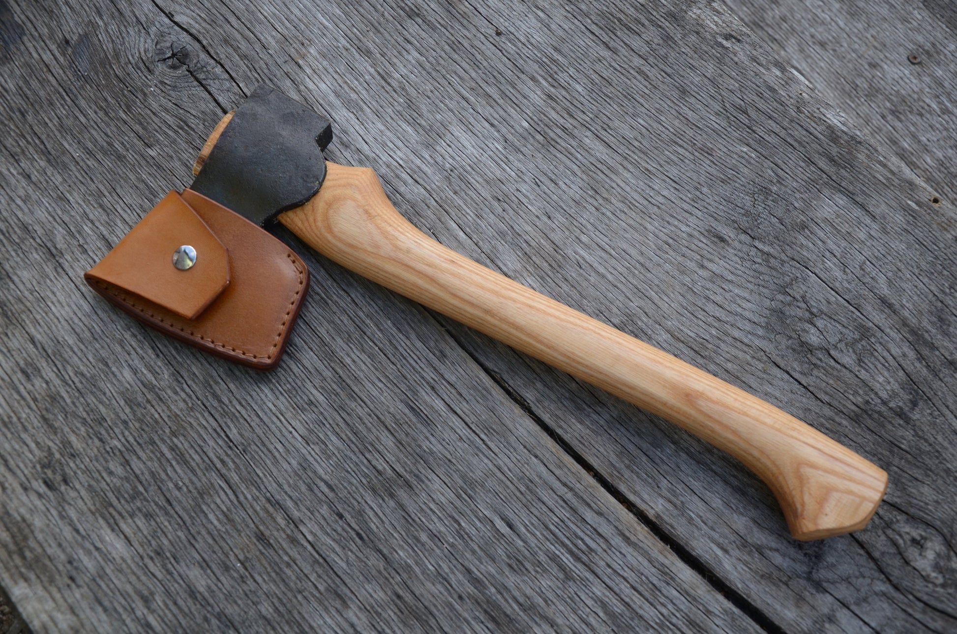 Hand Forged Camping Axe 16'' - 40cm Bushcraft Axe Hunting Axe Hunters Outdoors Survival Hatchet 16''