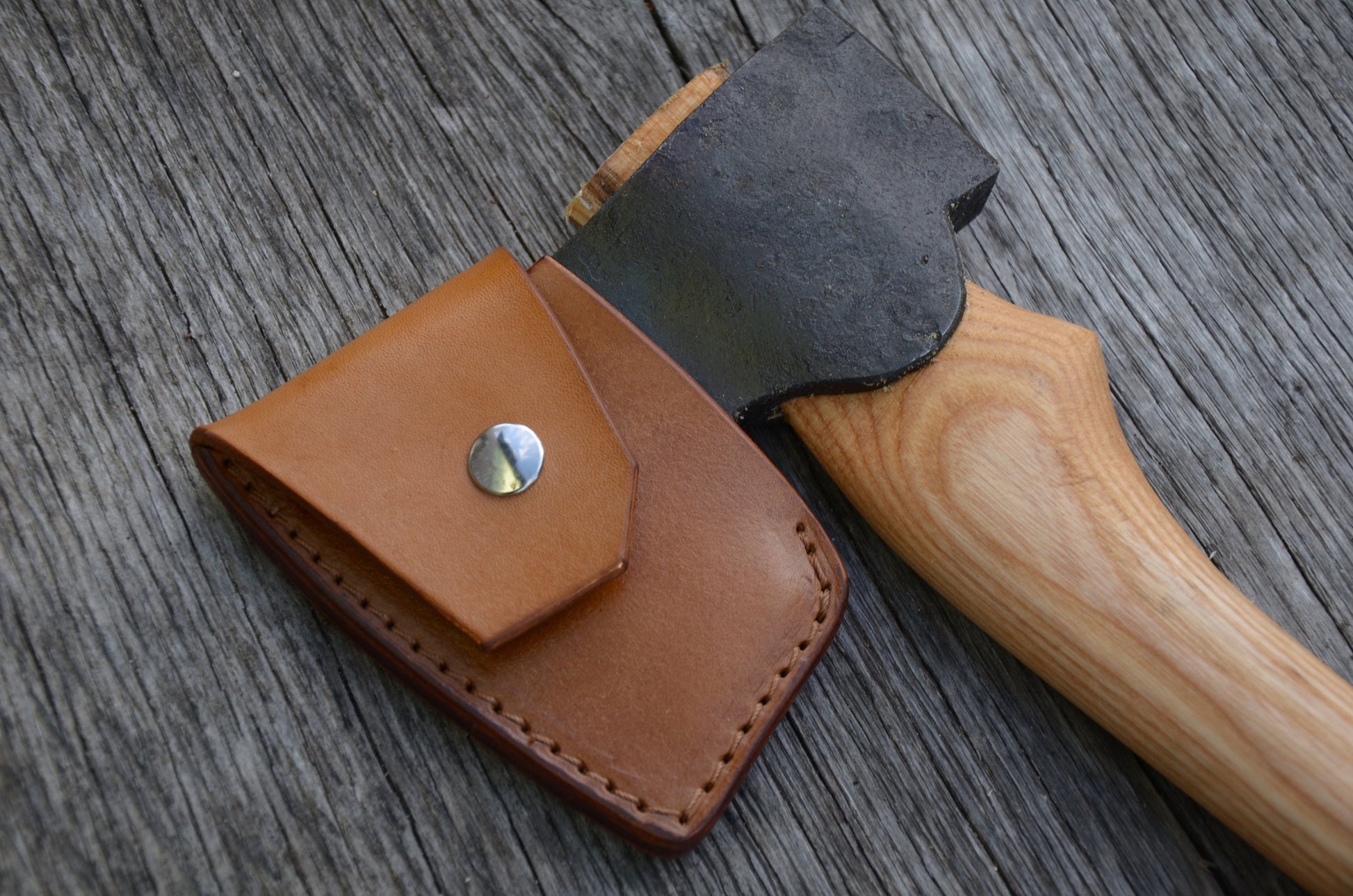 Hand Forged Camping Axe 16'' - 40cm Bushcraft Axe Hunting Axe Hunters Outdoors Survival Hatchet 16''