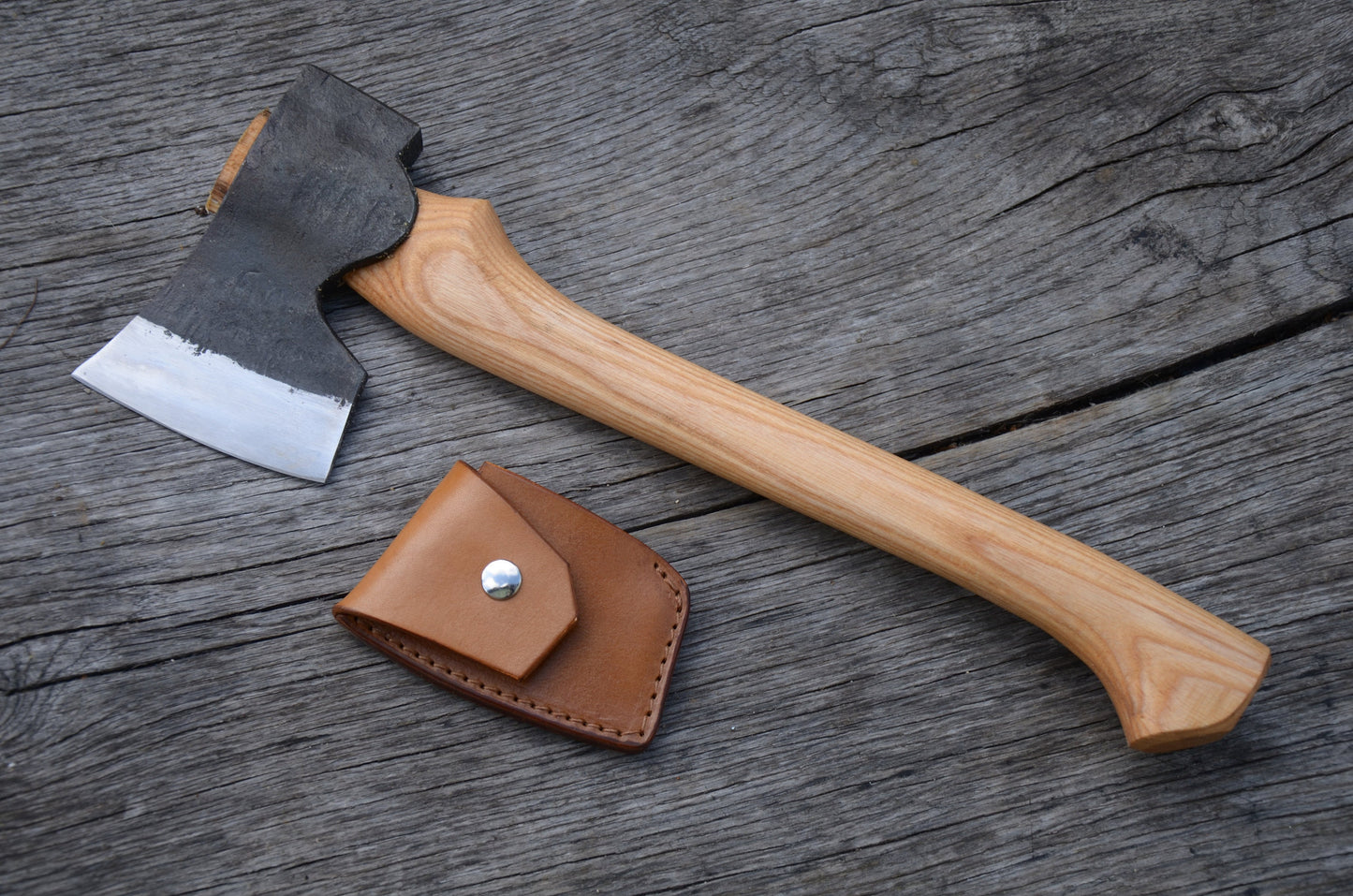 Hand Forged Camping Axe 16'' - 40cm Bushcraft Axe Hunting Axe Hunters Outdoors Survival Hatchet 16''