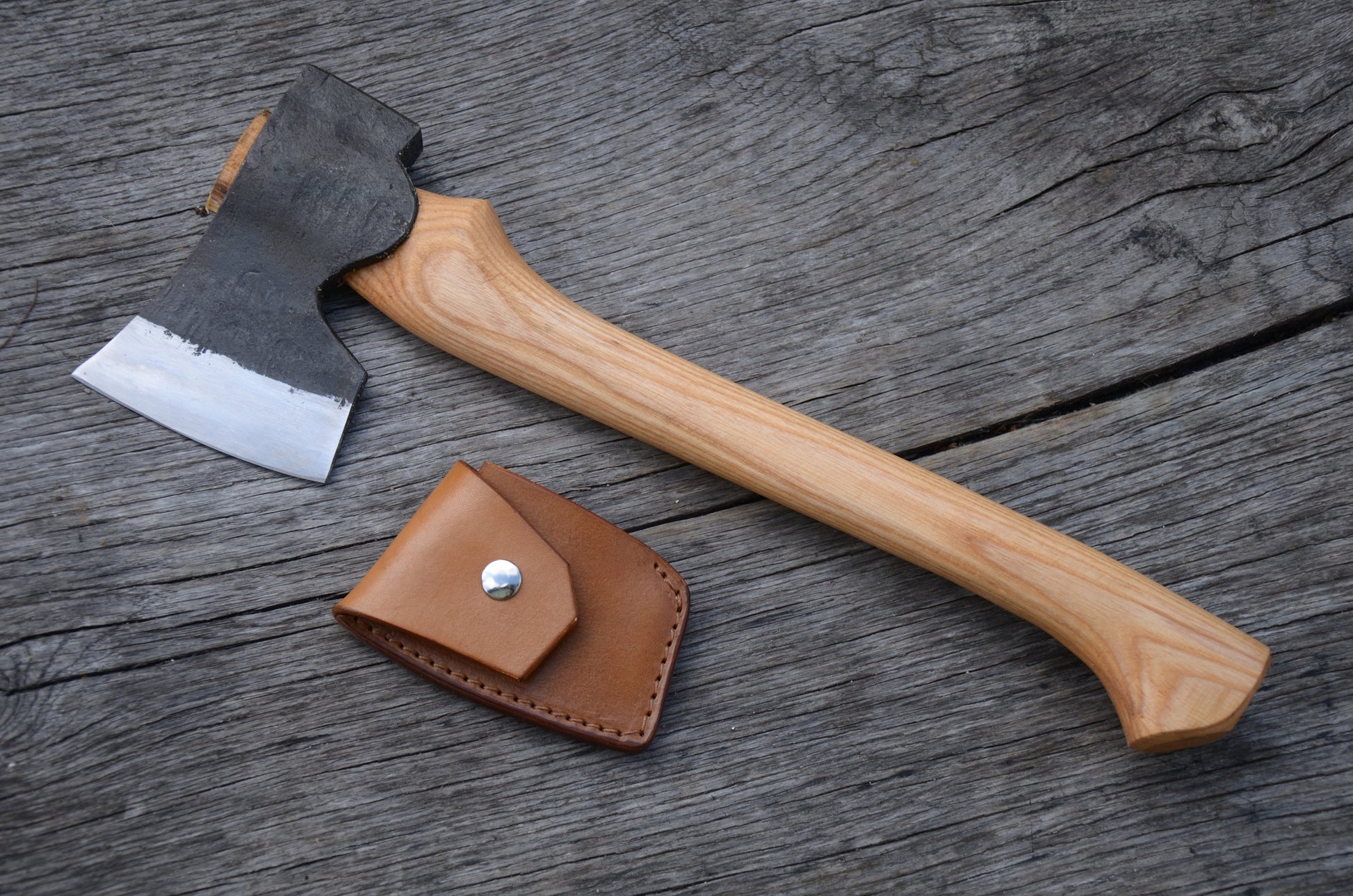 Hand Forged Camping Axe 16'' - 40cm Bushcraft Axe Hunting Axe Hunters Outdoors Survival Hatchet 16''