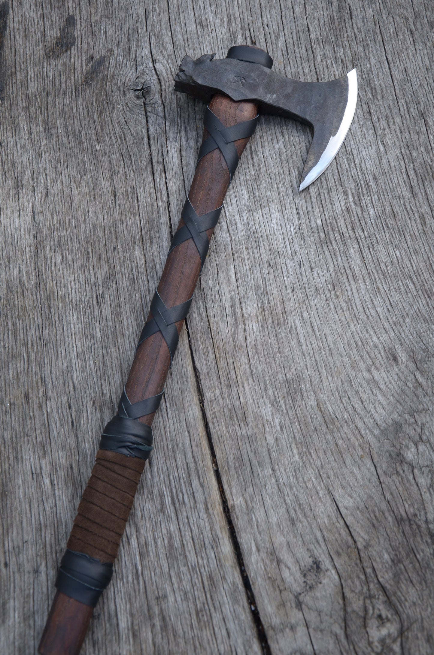 Dragon Axe Vikings Ragnar's Axe Replica Norse Dragon Head Poll Axe