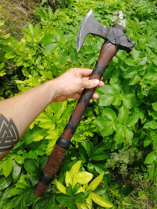 Dragon Axe Vikings Ragnar's Axe Replica Norse Dragon Head Poll Axe