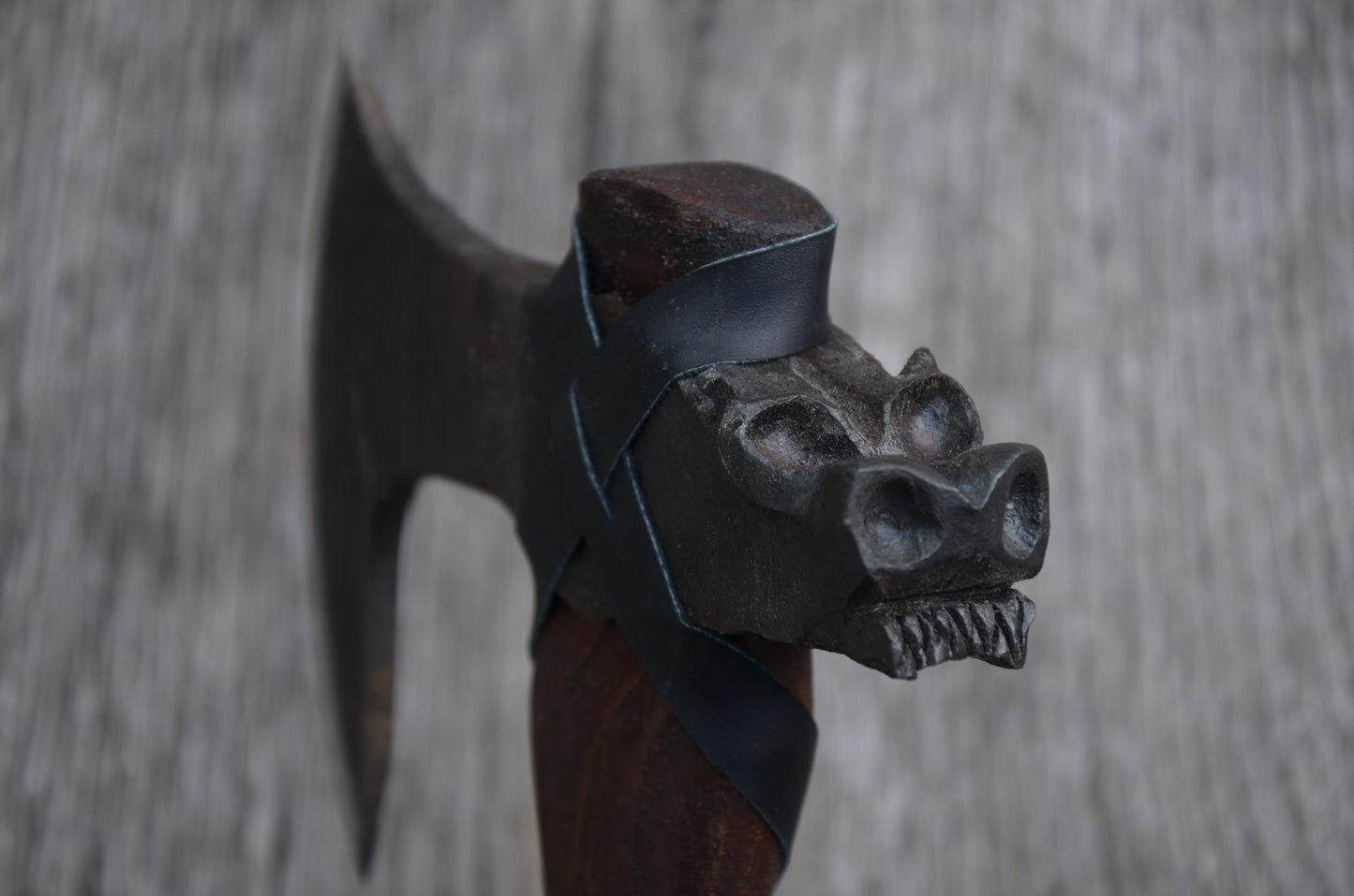 Dragon Axe Vikings Ragnar's Axe Replica Norse Dragon Head Poll Axe