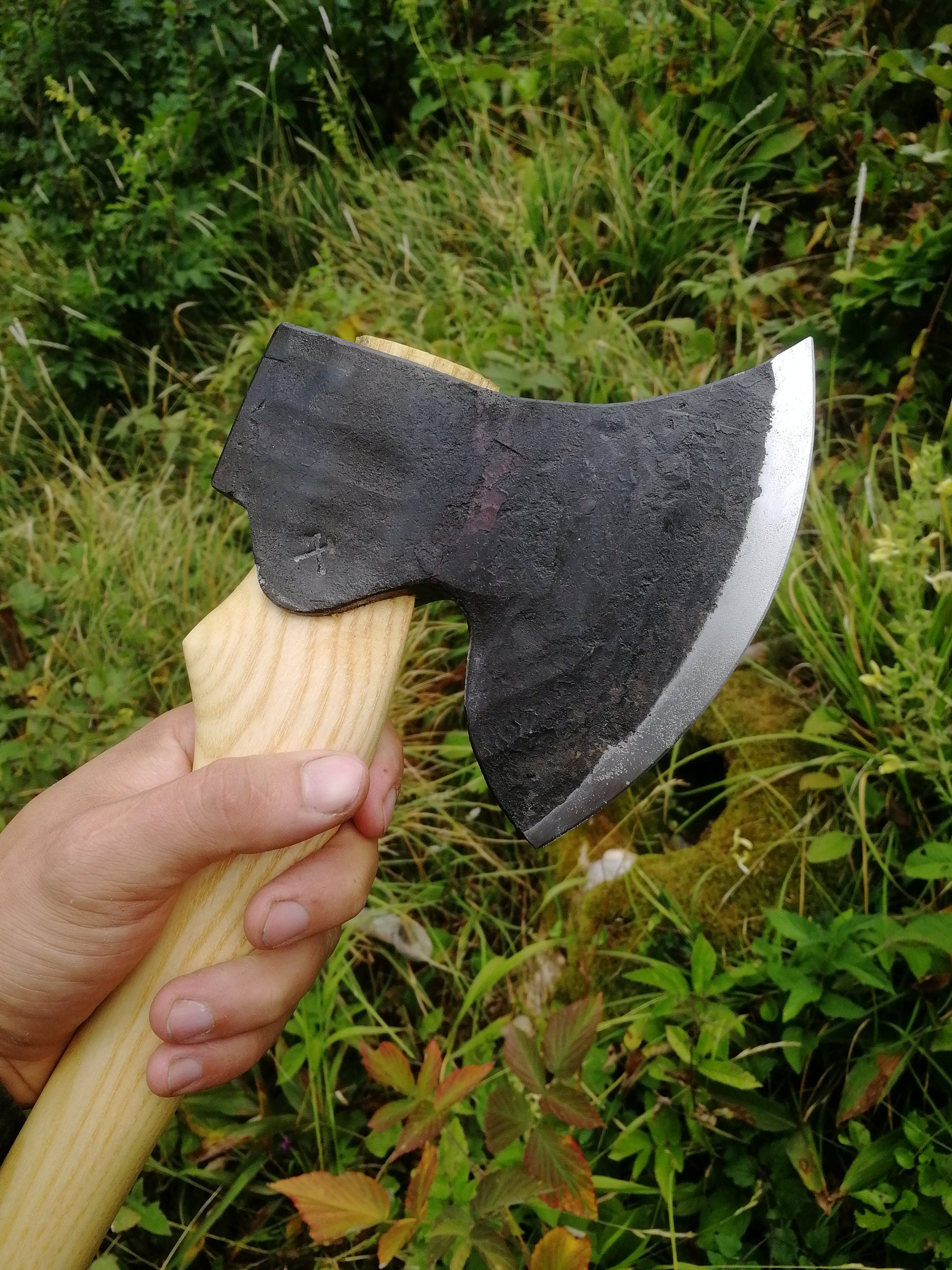 Hand forged Carving axe, Carpenters axe, Swedish axe, Viking Axe , Sloyd Spoon Carving axe