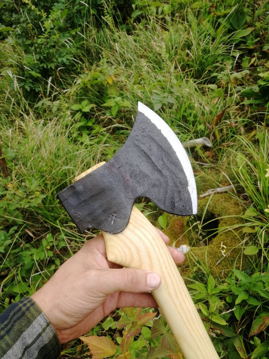 Hand forged Carving axe, Carpenters axe, Swedish axe, Viking Axe , Sloyd Spoon Carving axe
