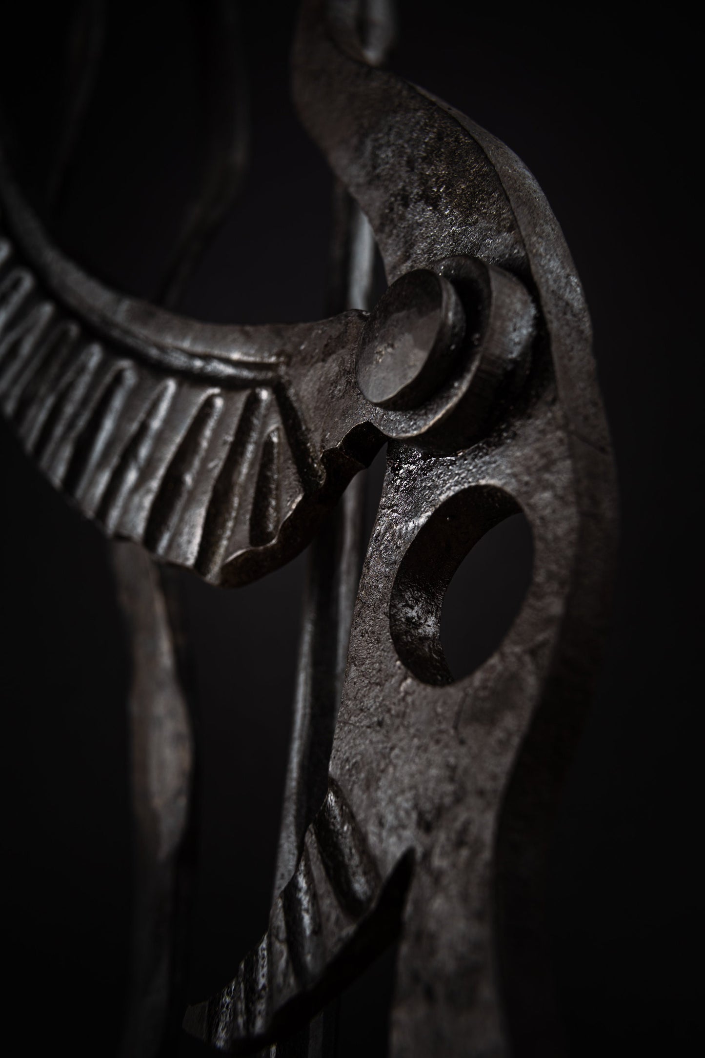 Hand Forged Art Statue Crane Bird Decor Sculpture Stork