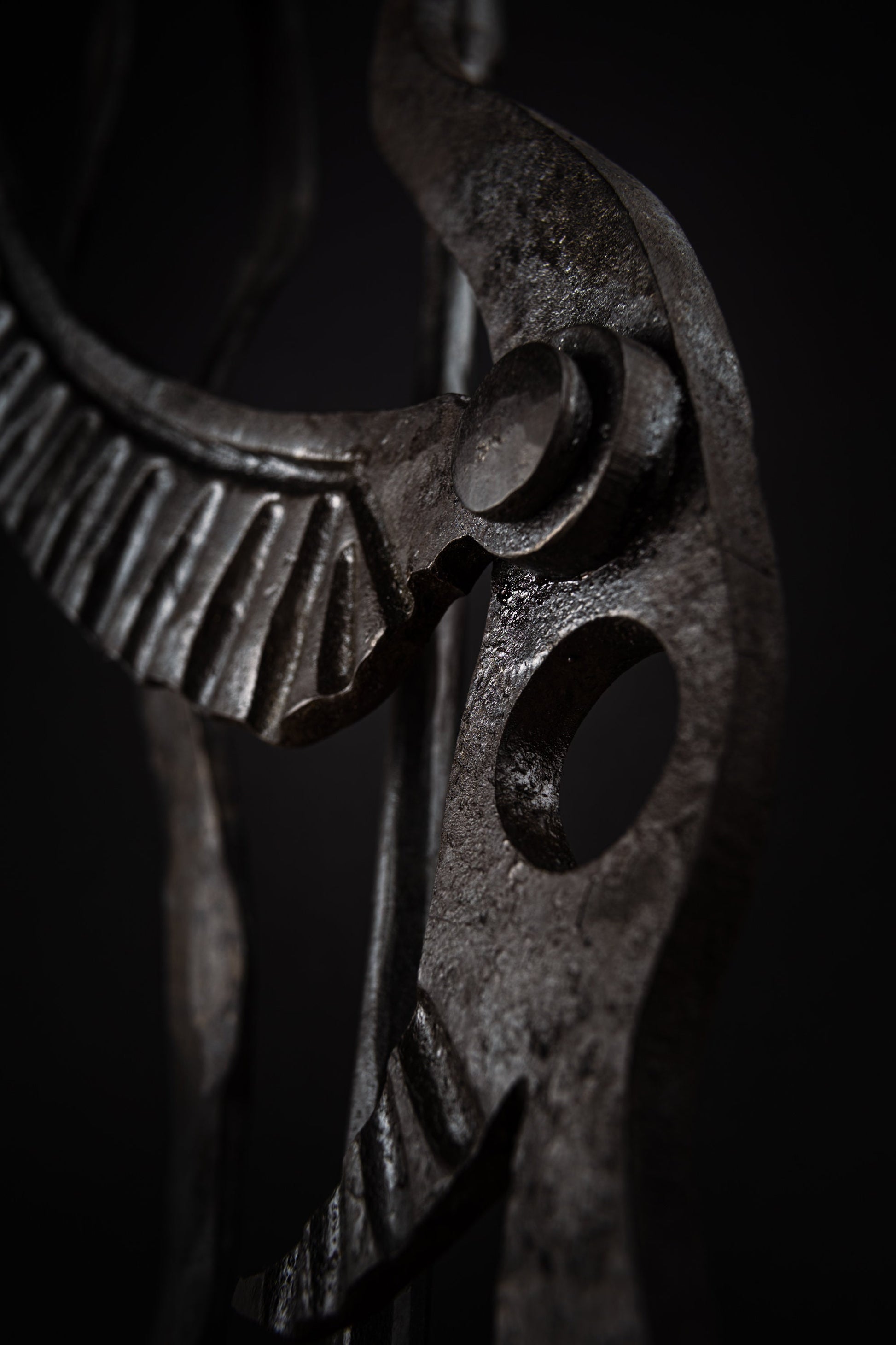 Hand Forged Art Statue Crane Bird Decor Sculpture Stork