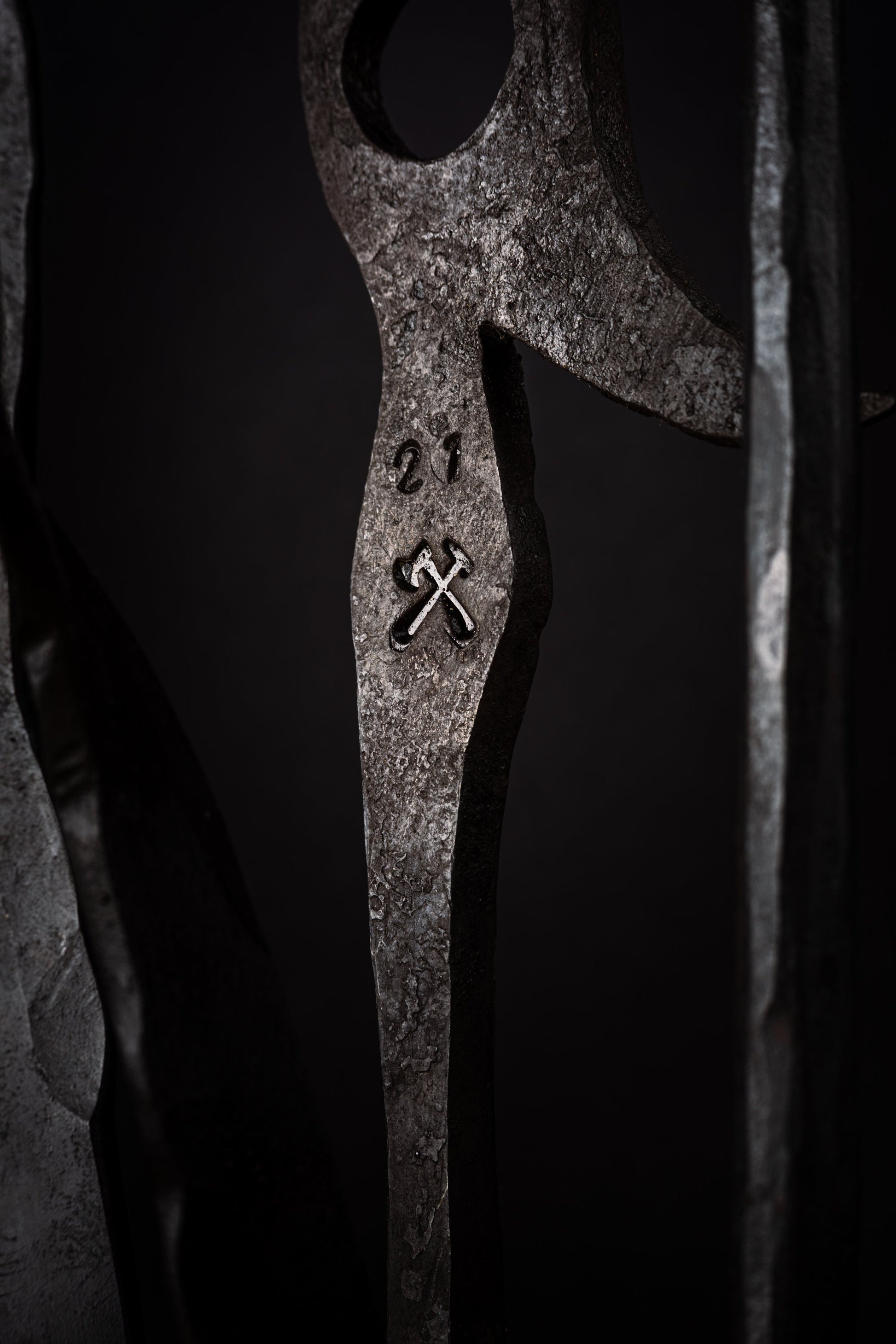 Hand Forged Art Statue Crane Bird Decor Sculpture Stork