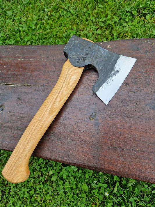 Hand forged Camping axe, Viking axe, Bushcraft axe, Outdoors axe, Camping, Black Hawk, Tomahawk, Carpenters Axe