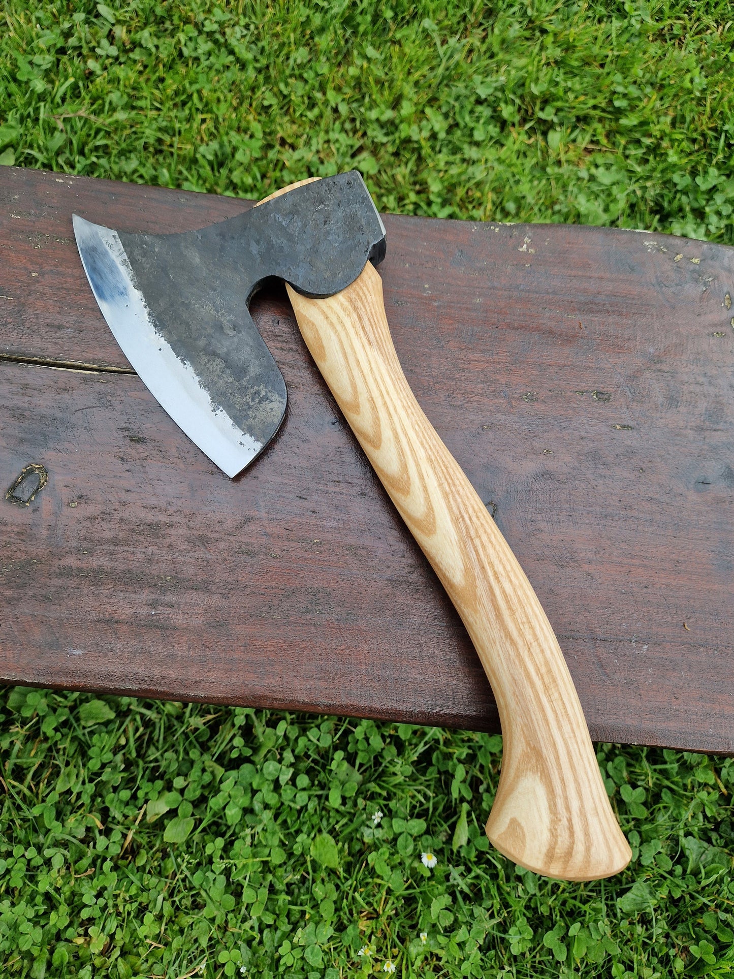 Hand Forged Carving Axe - Right handed / Left handed Sloyd Axe Spooncarving Axe Carpenter's axe