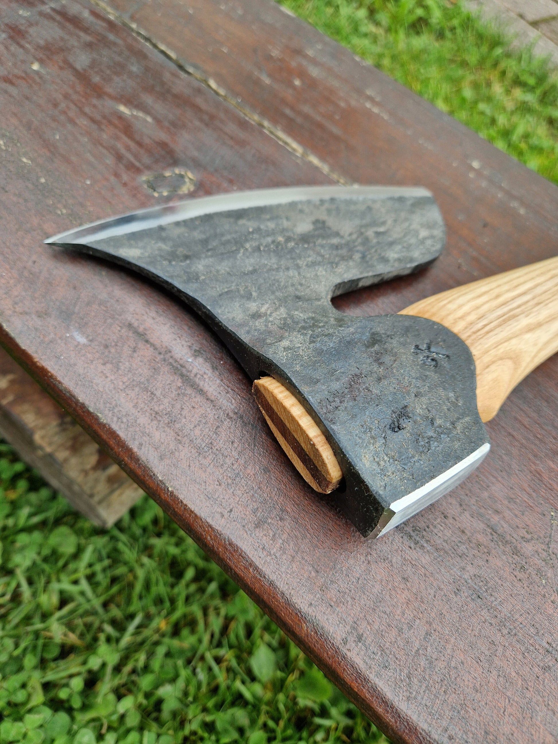 Hand Forged Carving Axe - Right handed / Left handed Sloyd Axe Spooncarving Axe Carpenter's axe