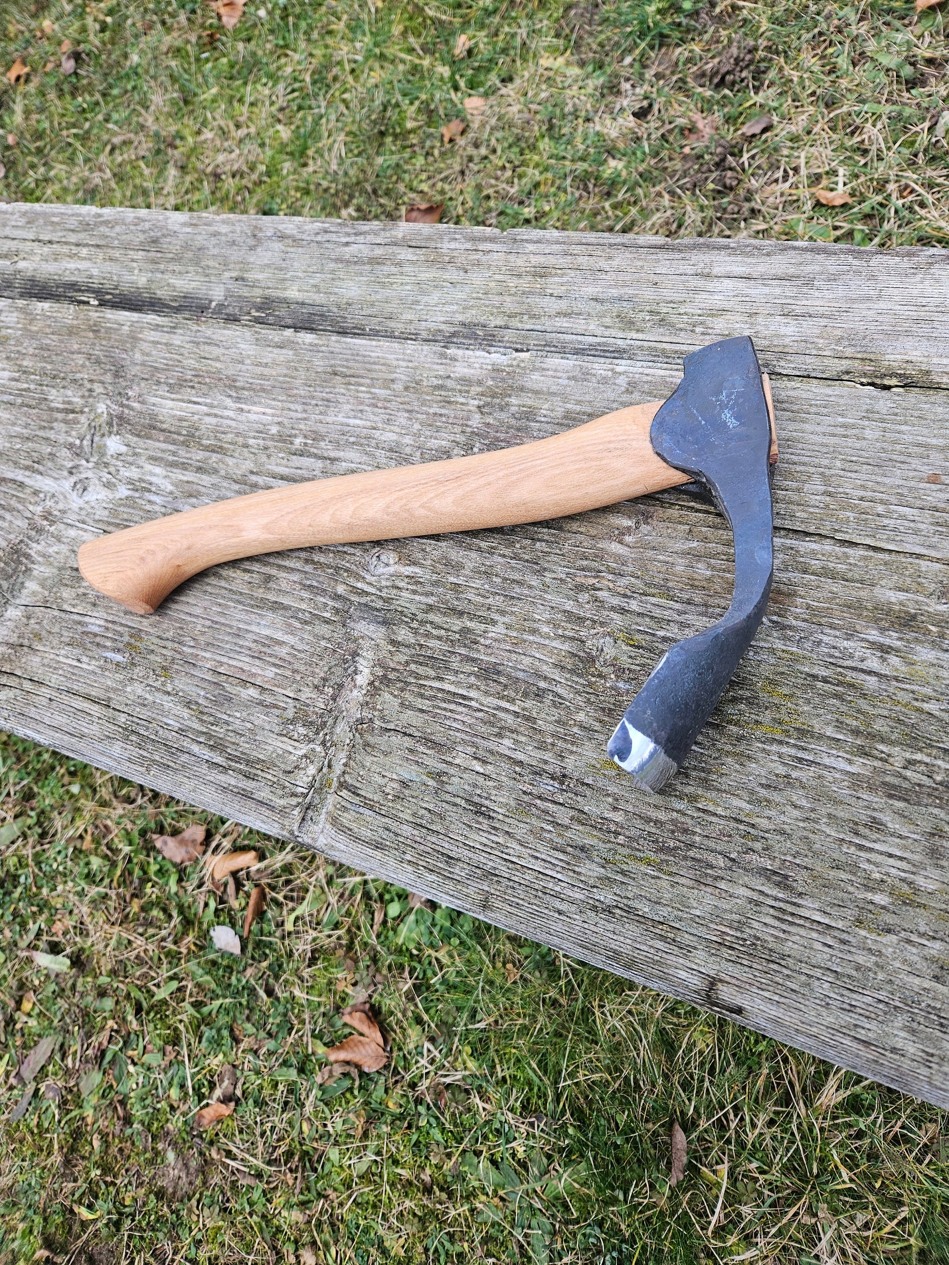 Classic Round Adze Deep Reach Adze Gouge 50mm / 2'' Bowl Adze Spoon Carving Log Cabin Adze