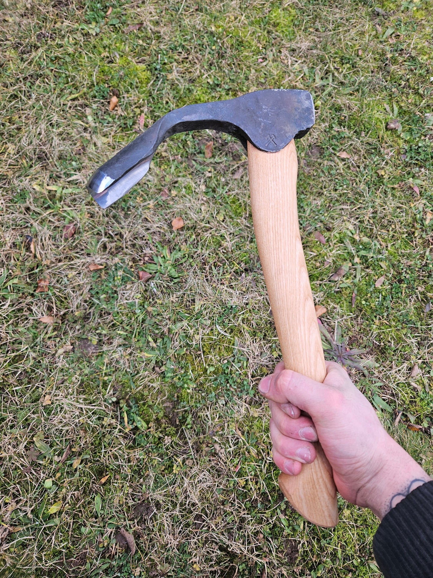 Classic Round Adze Deep Reach Adze Gouge 50mm / 2'' Bowl Adze Spoon Carving Log Cabin Adze