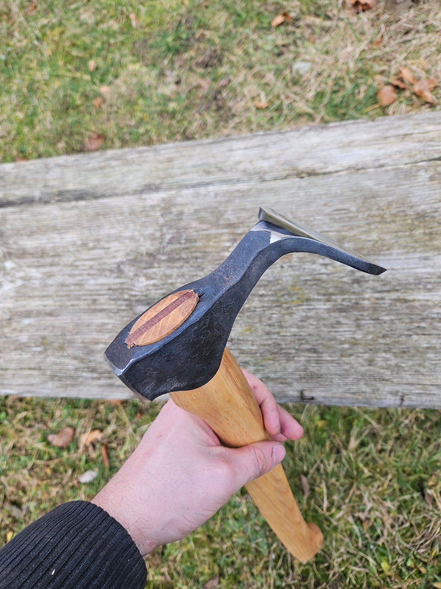 Flat Adze Planishing Adze 100mm Cabin Build Adze Gouging Round Adze