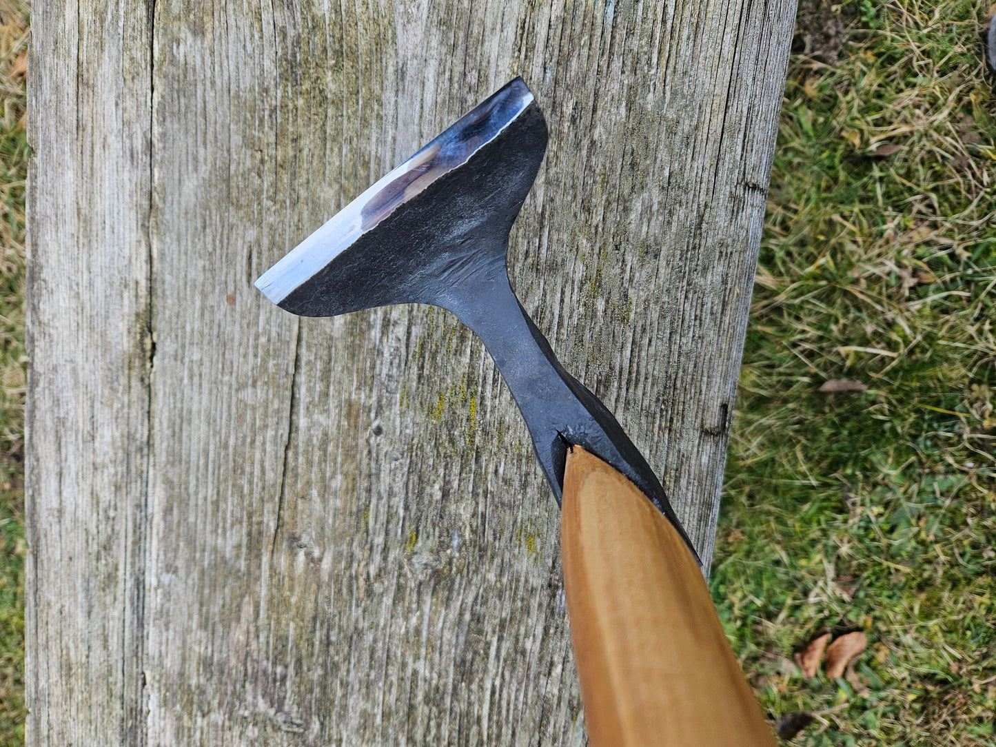 Flat Adze Planishing Adze 100mm Cabin Build Adze Gouging Round Adze