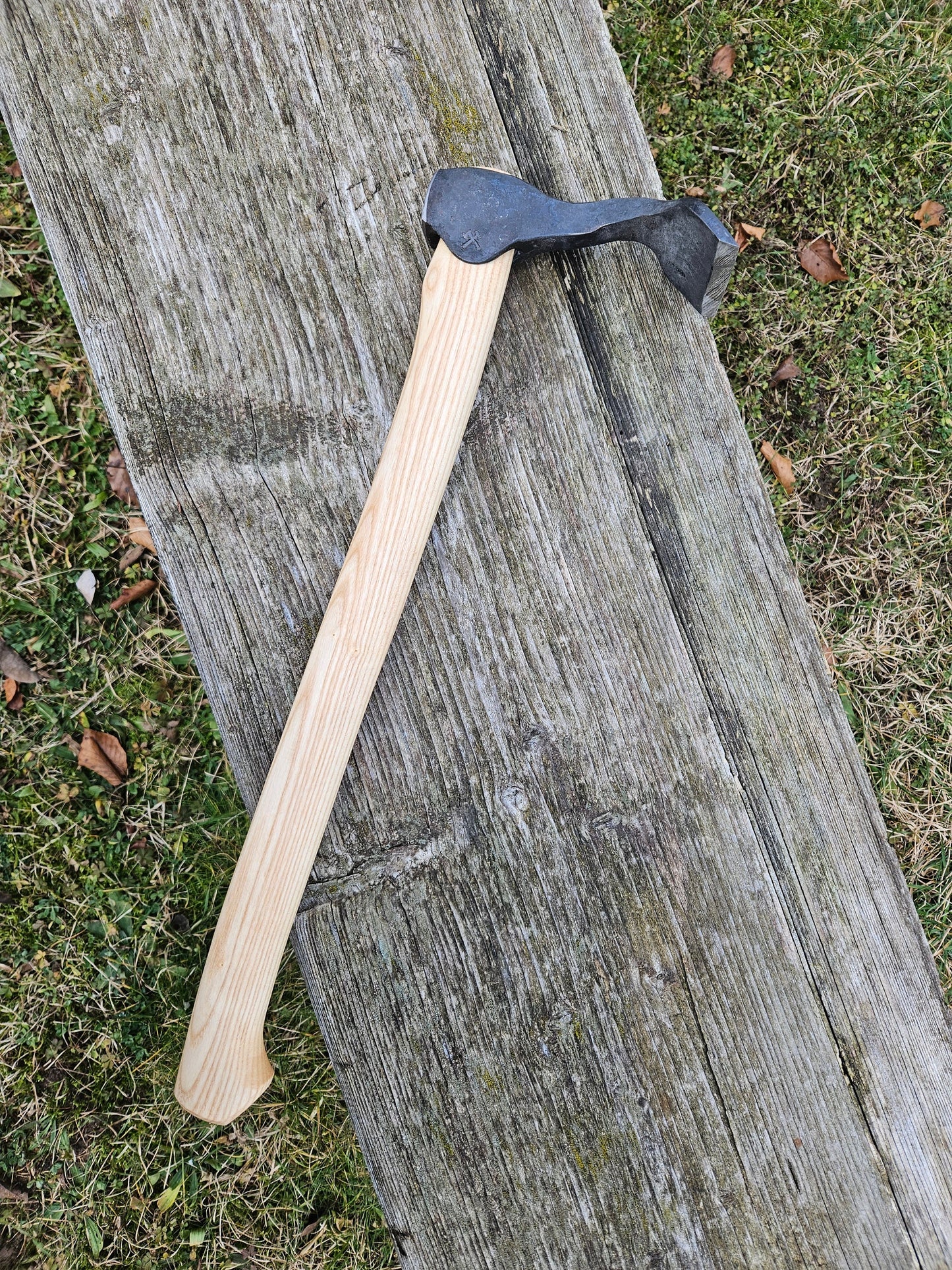 Large Flat Adze 80mm Planishing Adze Texturizing Adze Cabin Build Adze Round Adze