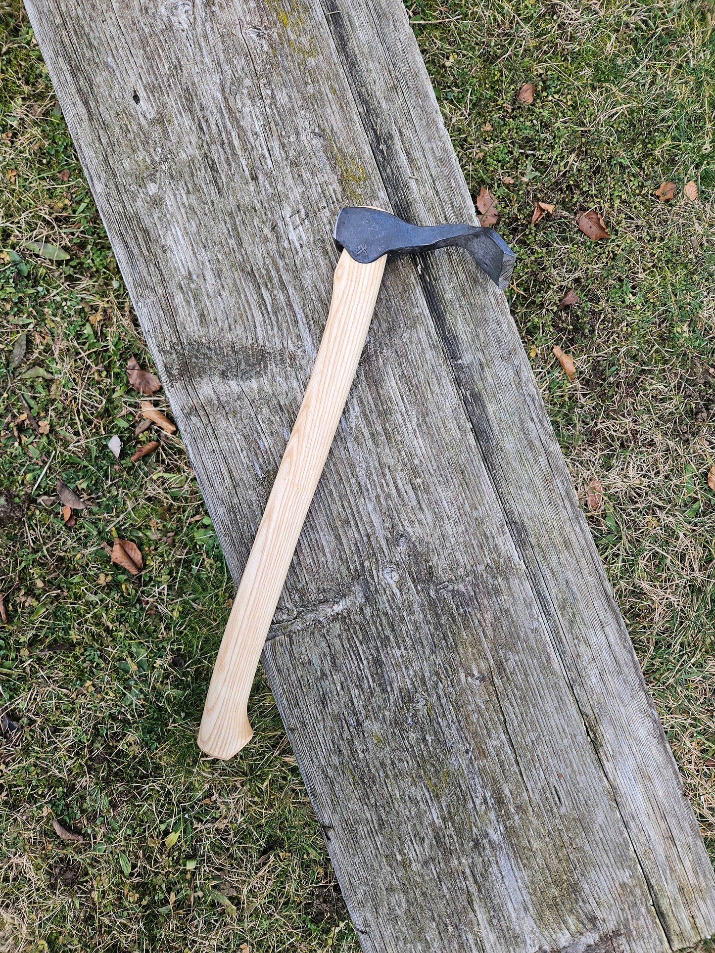 Large Flat Adze 80mm Planishing Adze Texturizing Adze Cabin Build Adze Round Adze