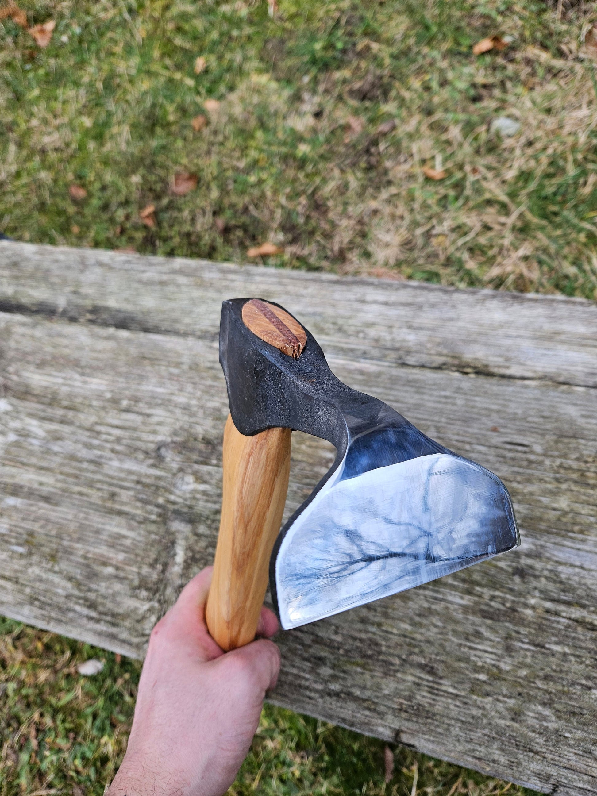 Flat Adze Planishing Adze 100mm Cabin Build Adze Gouging Round Adze