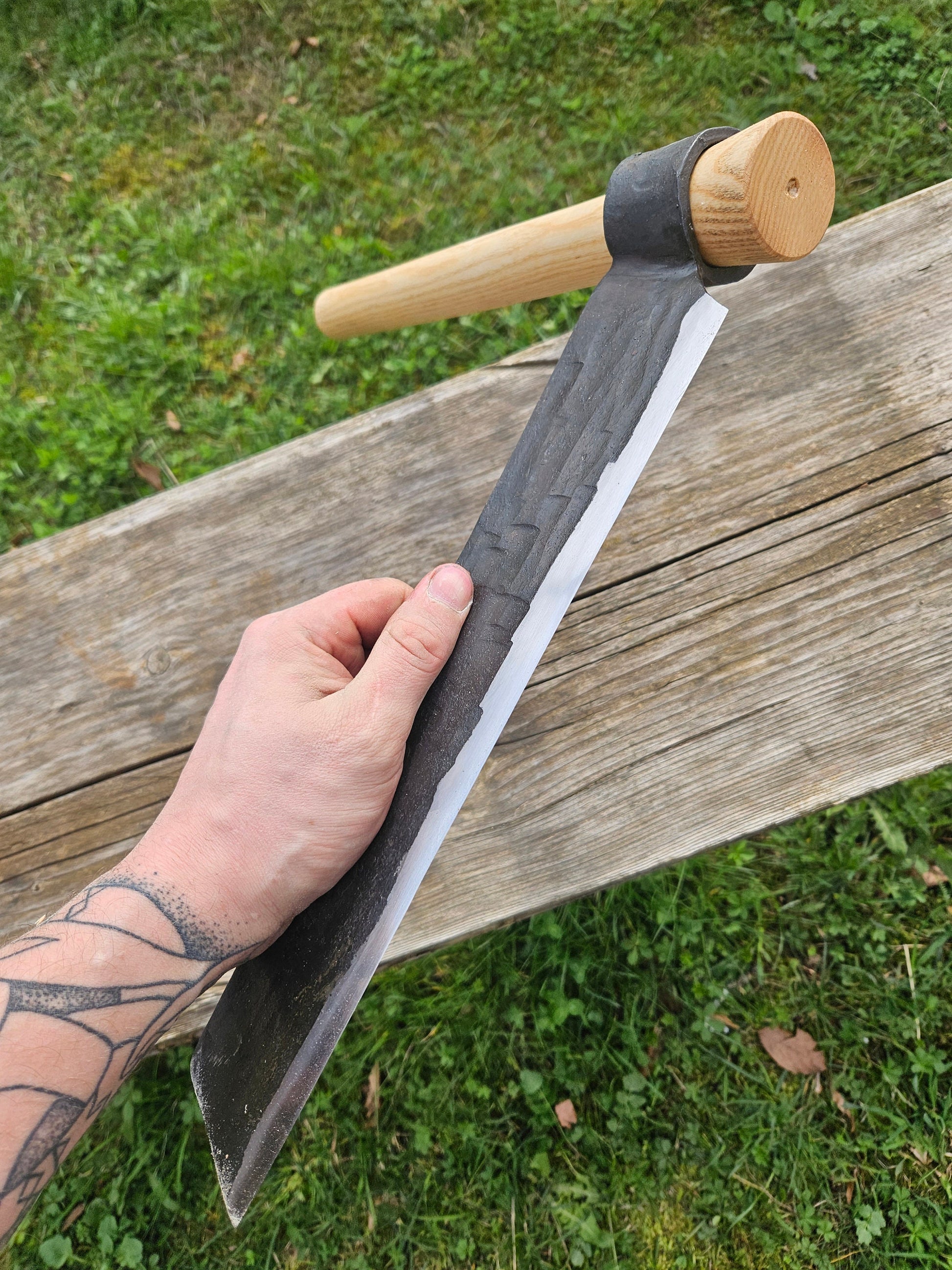 Splitting Froe - 10'', 12'', 14'' Hand Forged Splitting Shingles, Splitting Wood, Logs, Carpenters Froe, Sloyd, Green Woodworking, Carving