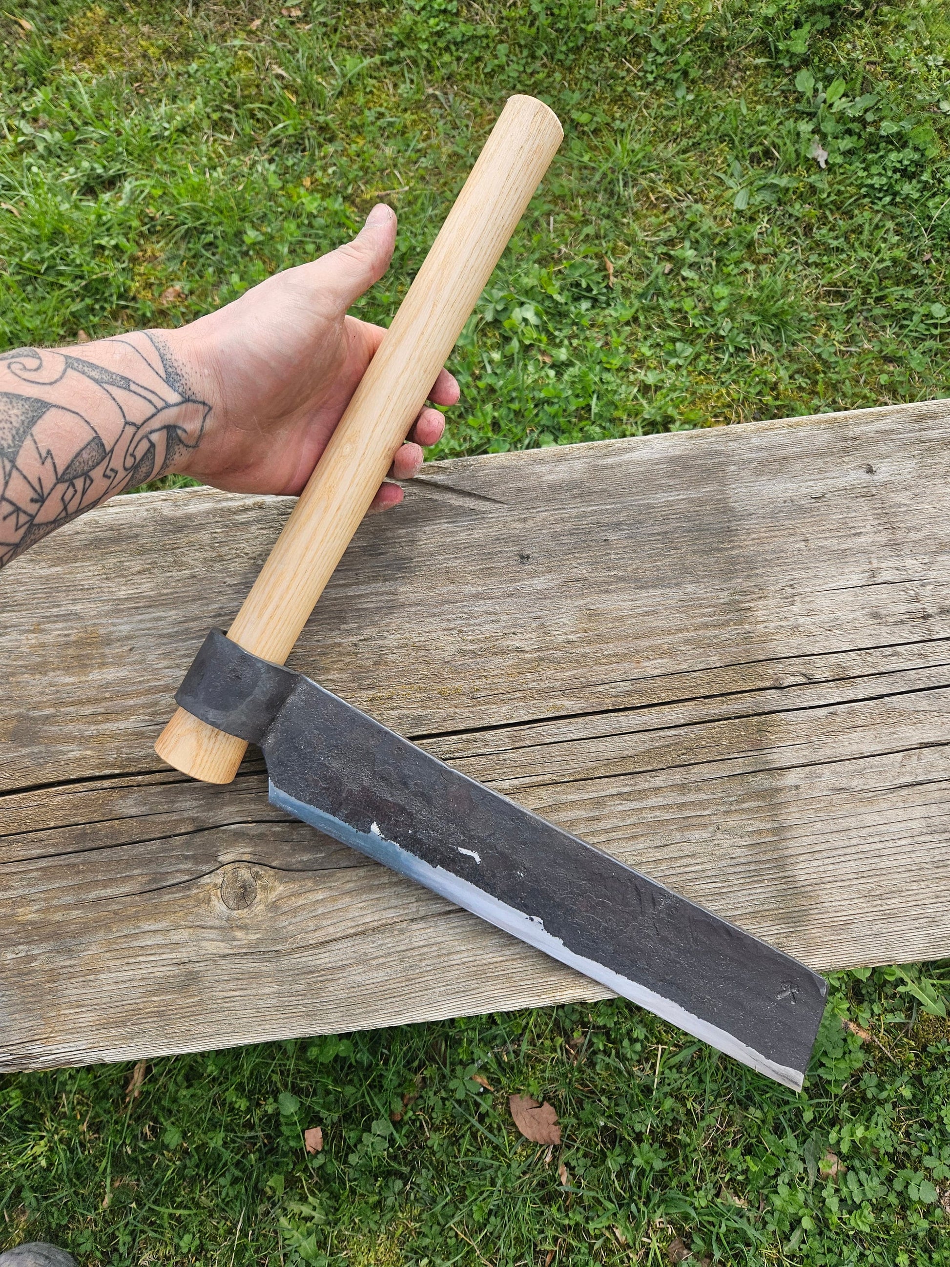 Splitting Froe - 10'', 12'', 14'' Hand Forged Splitting Shingles, Splitting Wood, Logs, Carpenters Froe, Sloyd, Green Woodworking, Carving