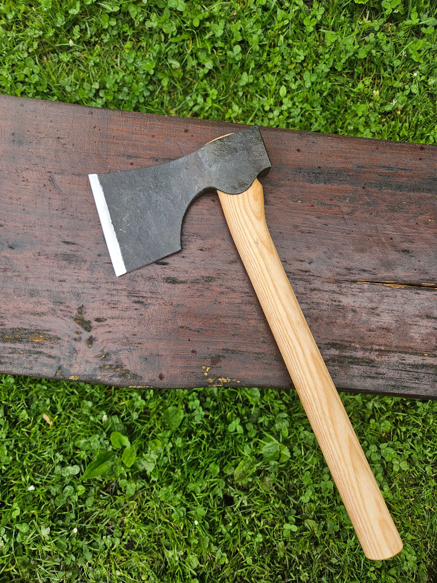 Carpenter's Axe Carving Axe Log Cabin Build Axe Blacksmith Hand Forged Axe Bushcraft Sloyd Woodworking Axe
