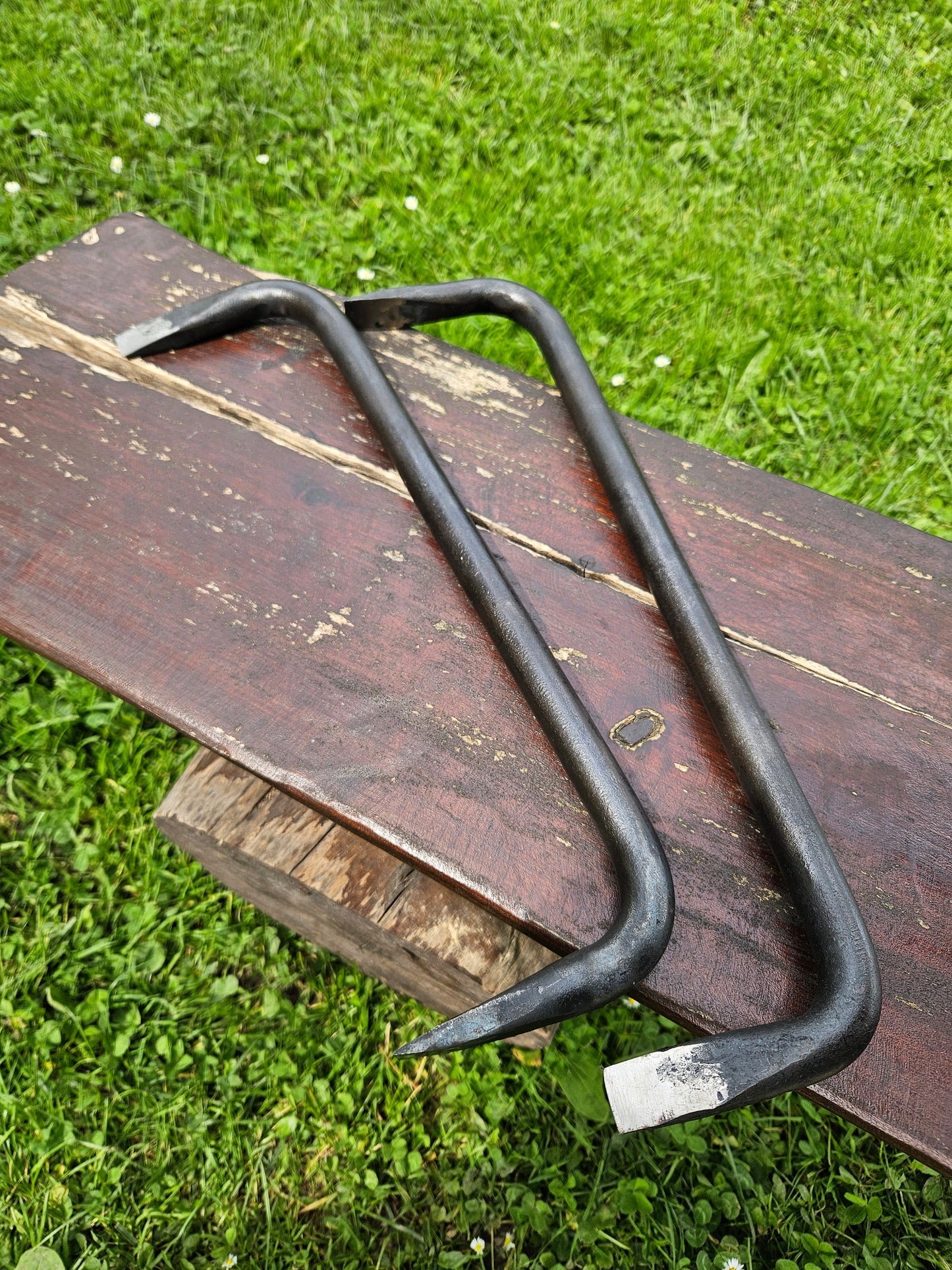 Heavy Duty Log Dogs - 20mm- 3/4'' For Securing Logs, Cabin Build, Carpentry, Timber Framing