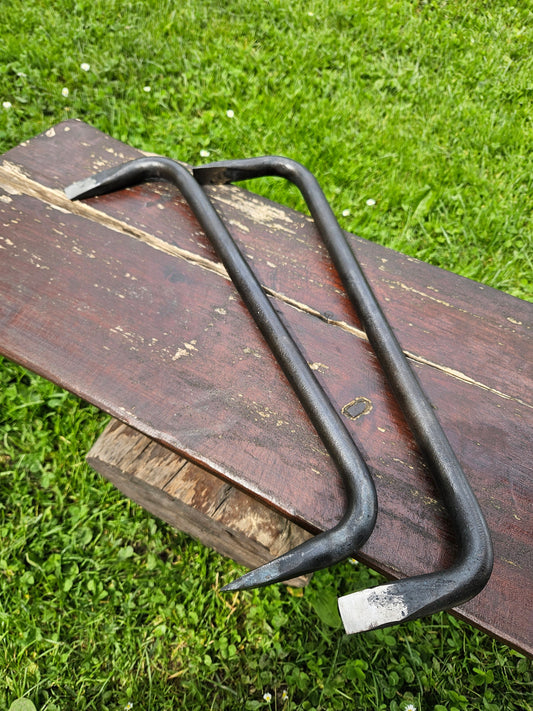 Heavy Duty Log Dogs - 20mm- 3/4'' For Securing Logs, Cabin Build, Carpentry, Timber Framing