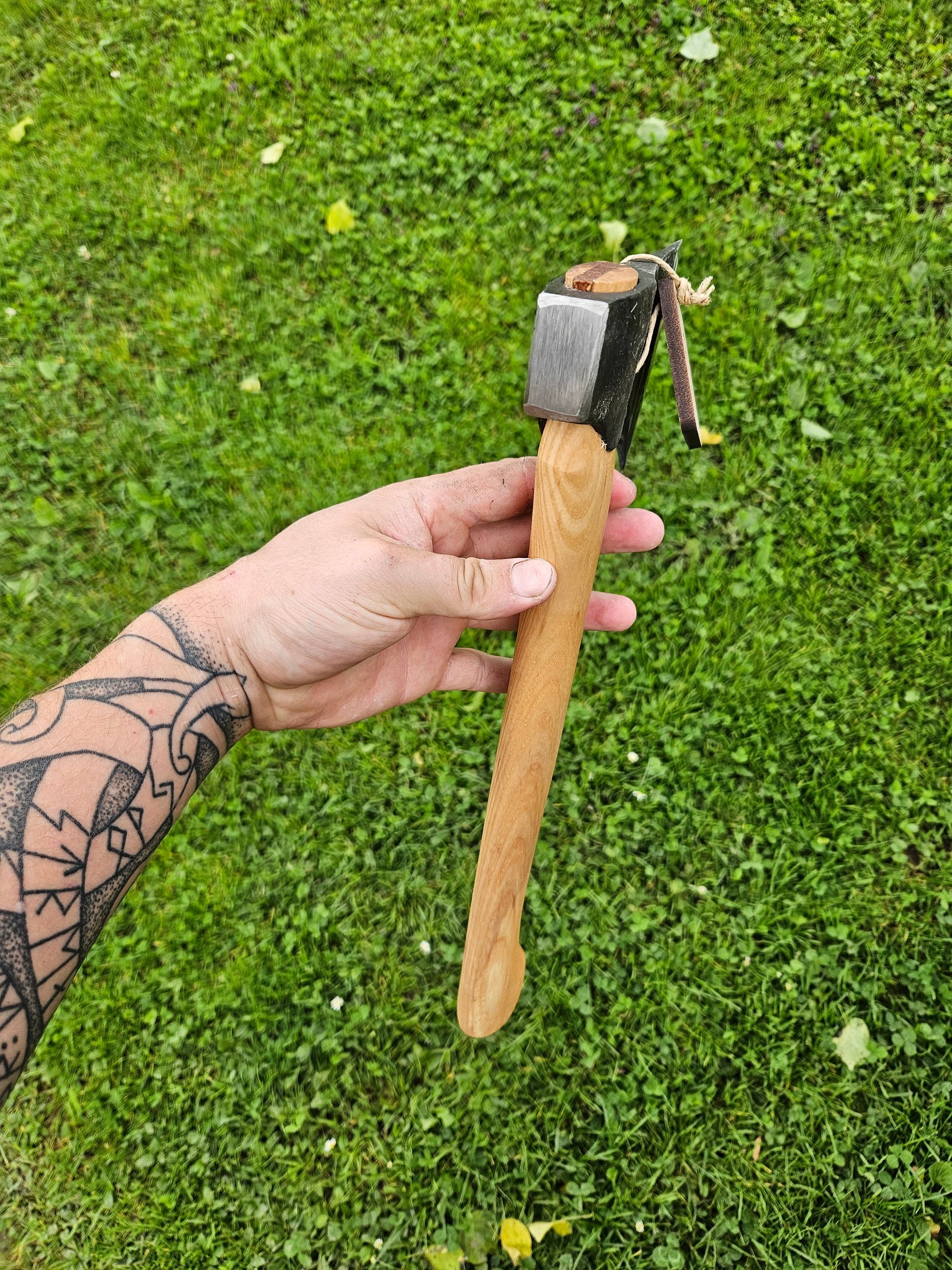 Hand Forged Camping Axe Scandinavian Axe Blacksmith Made Bushcraft Outdoors Survival Axe