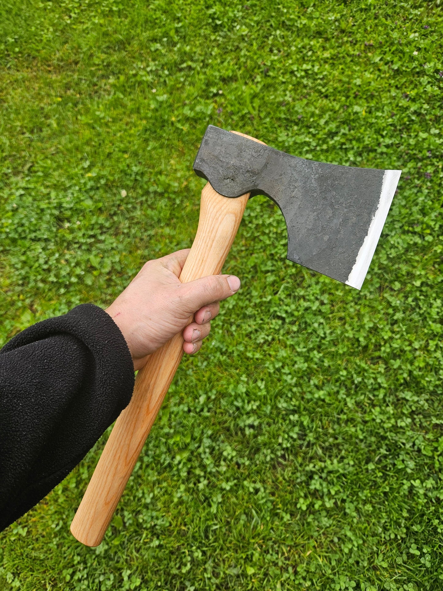 Carpenter's Axe Carving Axe Log Cabin Build Axe Blacksmith Hand Forged Axe Bushcraft Sloyd Woodworking Axe