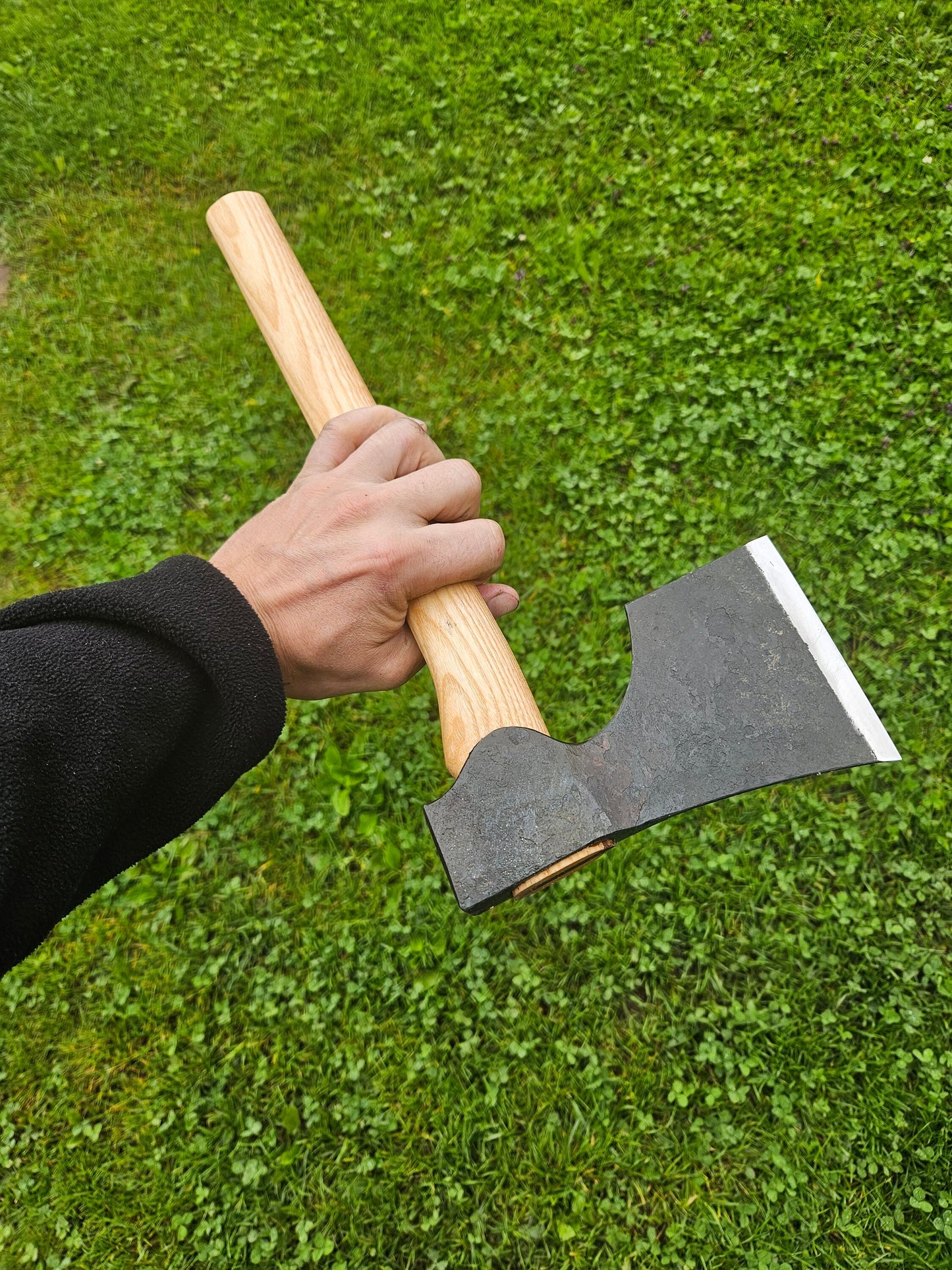 Carpenter's Axe Carving Axe Log Cabin Build Axe Blacksmith Hand Forged Axe Bushcraft Sloyd Woodworking Axe