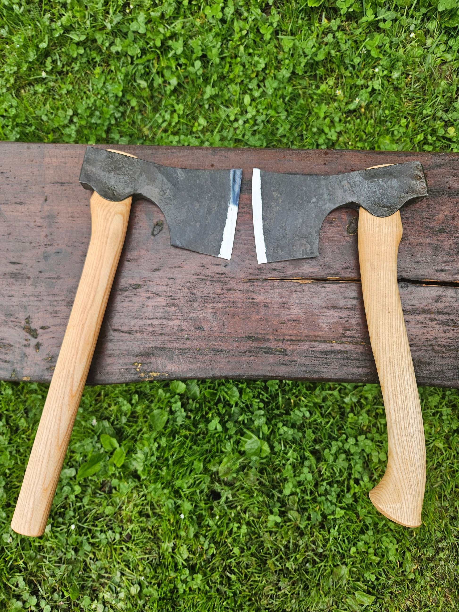 Carpenter's Axe Carving Axe Log Cabin Build Axe Blacksmith Hand Forged Axe Bushcraft Sloyd Woodworking Axe