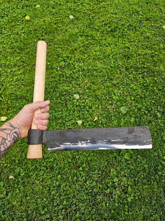 Splitting Froe - 10'', 12'', 14'' Hand Forged Splitting Shingles, Splitting Wood, Logs, Carpenters Froe, Sloyd, Green Woodworking, Carving