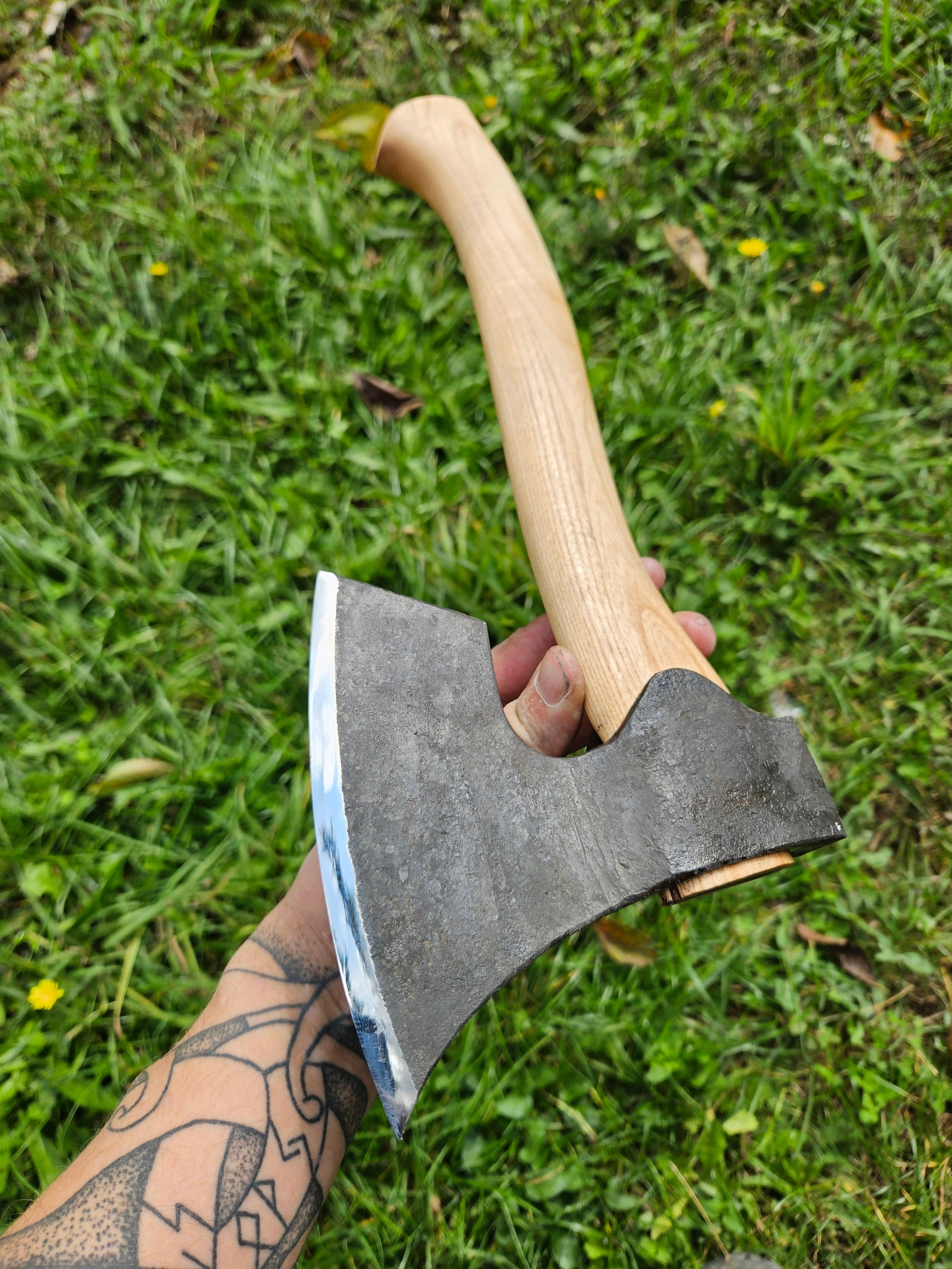 Hand Forged Carving Axe Sloyd Axe Spooncarving Axe Hewing Woodworking Timber Framing Gift for Him