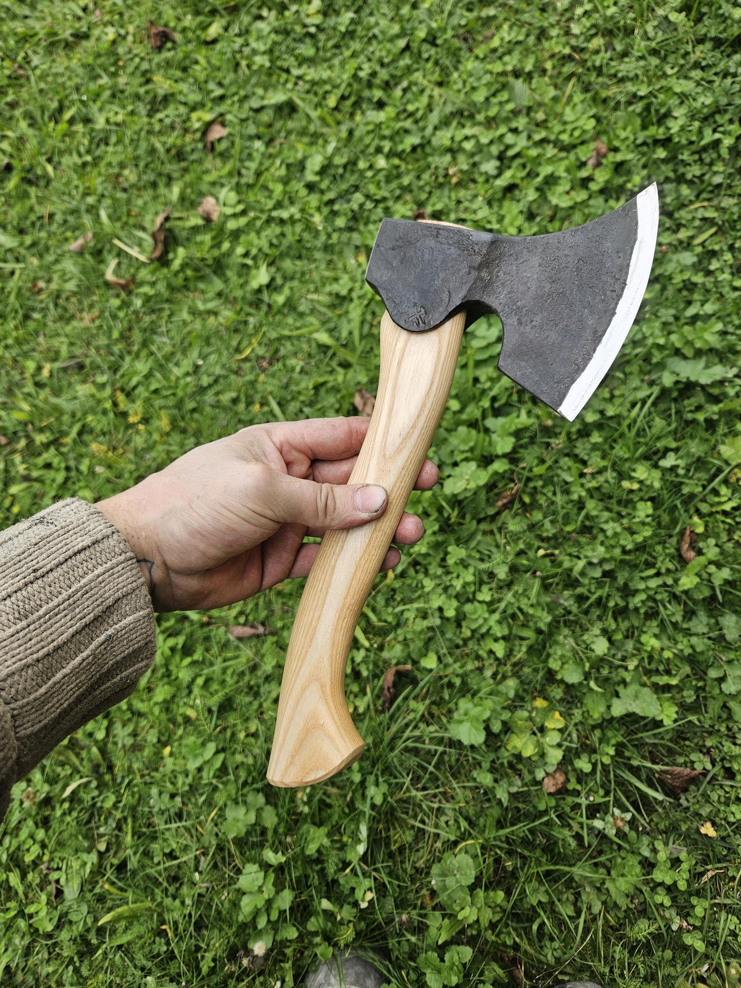 Hand Forged Carving axe, Carpenters axe, Swedish axe, Viking Axe, Sloyd Spoon Carving axe
