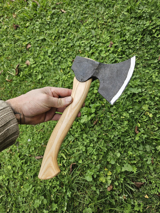 Hand Forged Carving axe, Carpenters axe, Swedish axe, Viking Axe, Sloyd Spoon Carving axe