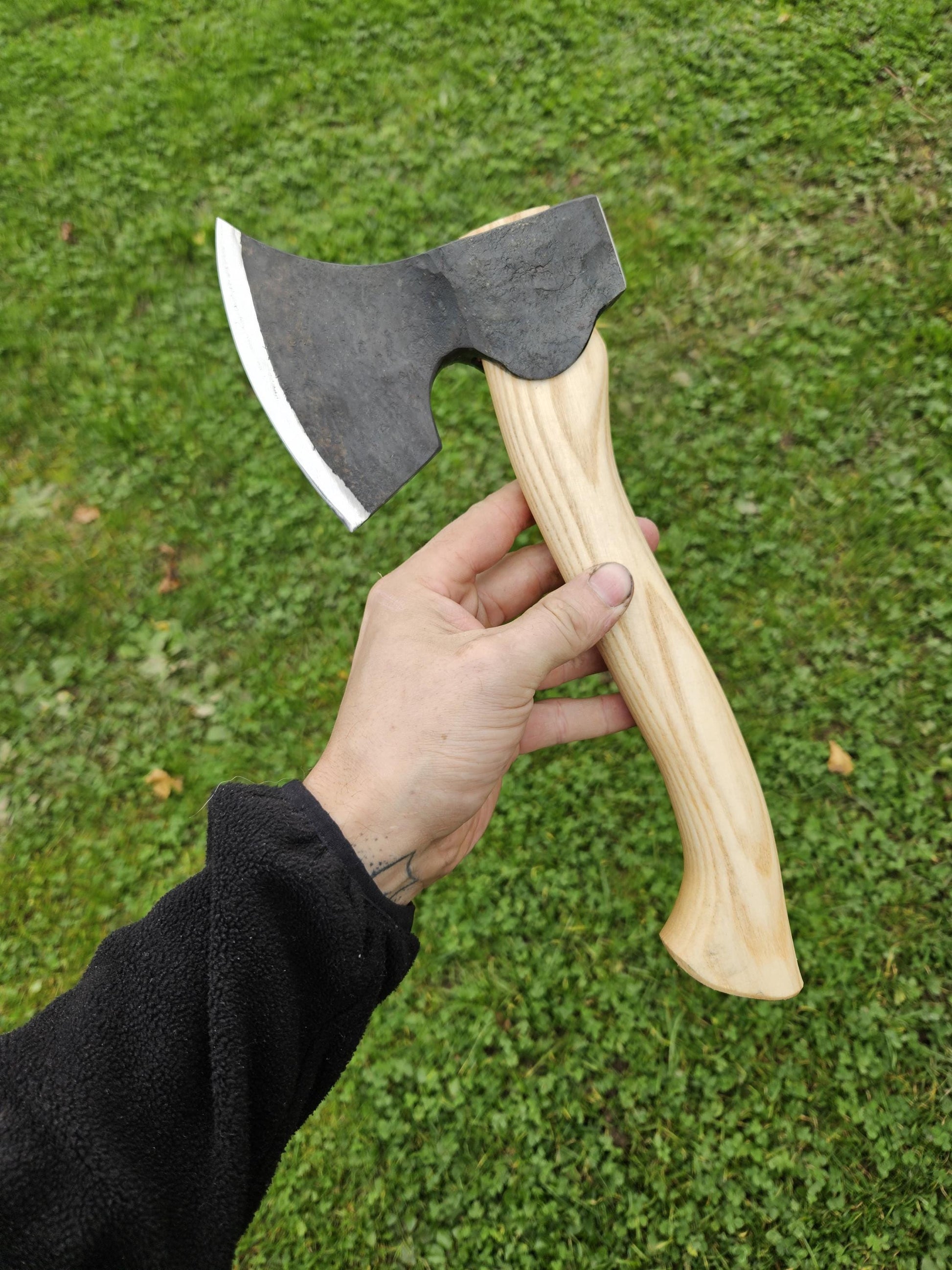 Hand Forged Carving axe, Carpenters axe, Swedish axe, Viking Axe, Sloyd Spoon Carving axe