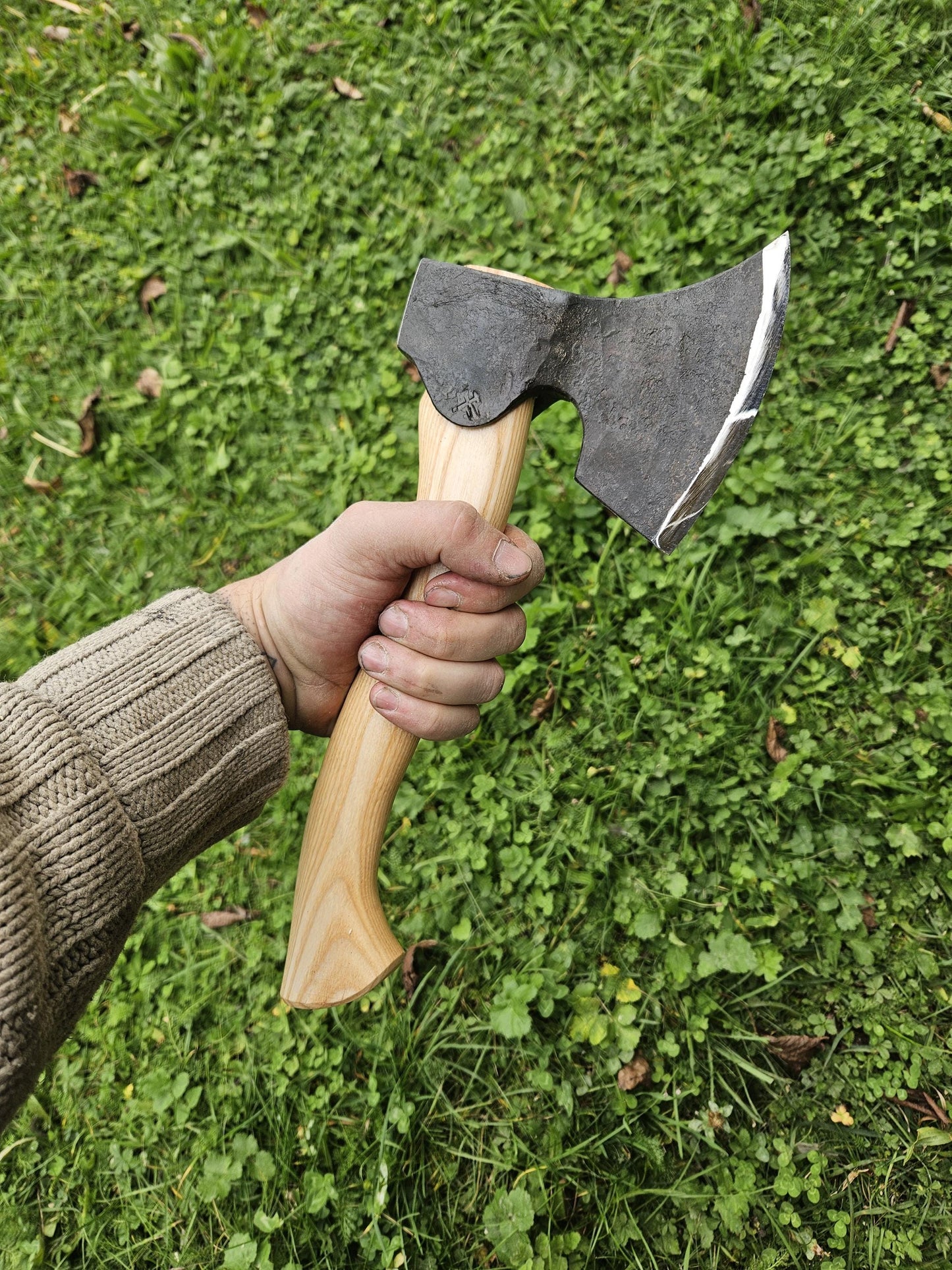 Hand Forged Carving axe, Carpenters axe, Swedish axe, Viking Axe, Sloyd Spoon Carving axe