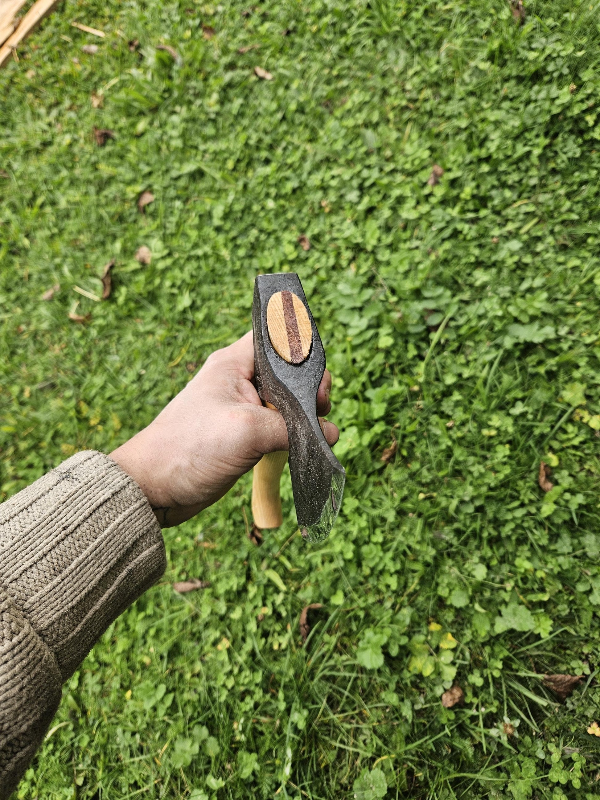 Hand Forged Carving axe, Carpenters axe, Swedish axe, Viking Axe, Sloyd Spoon Carving axe