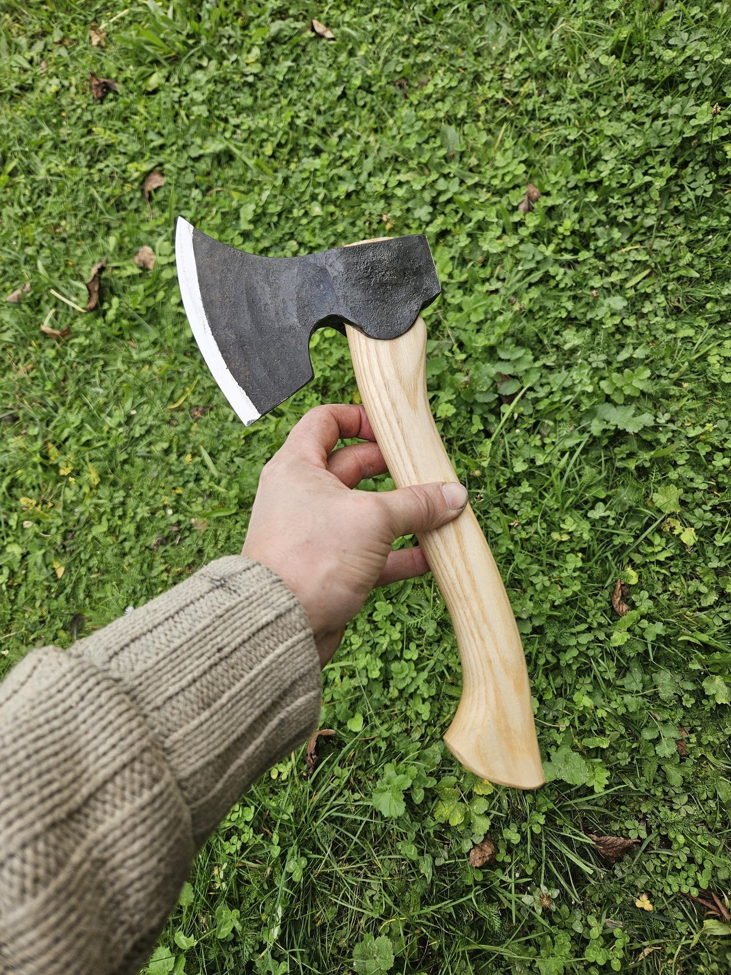 Hand Forged Carving axe, Carpenters axe, Swedish axe, Viking Axe, Sloyd Spoon Carving axe